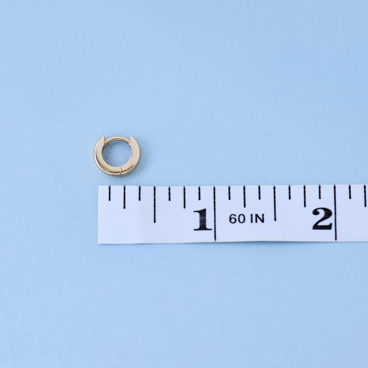 Chubby Huggy Gold Hoop Earring (single) - Image 6
