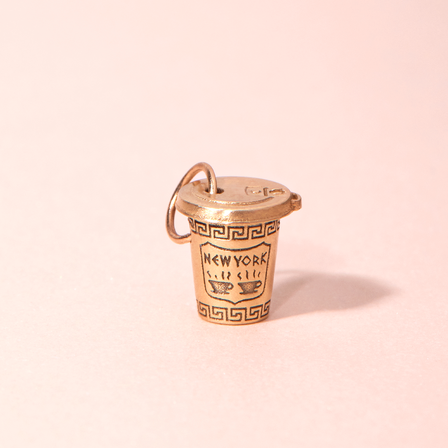 New York Coffee Cup Charm