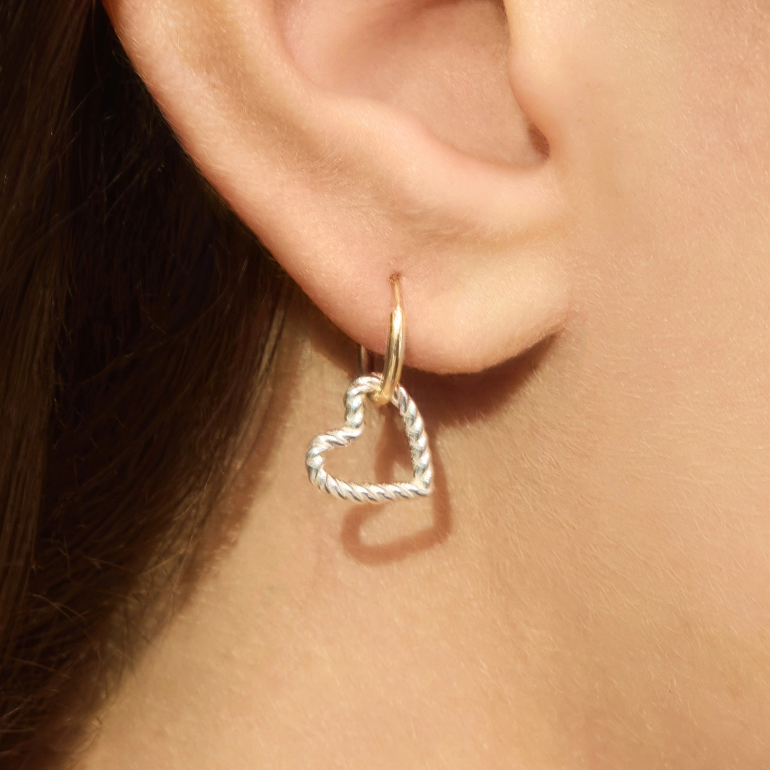Rope Heart Silver Charm - Image 5