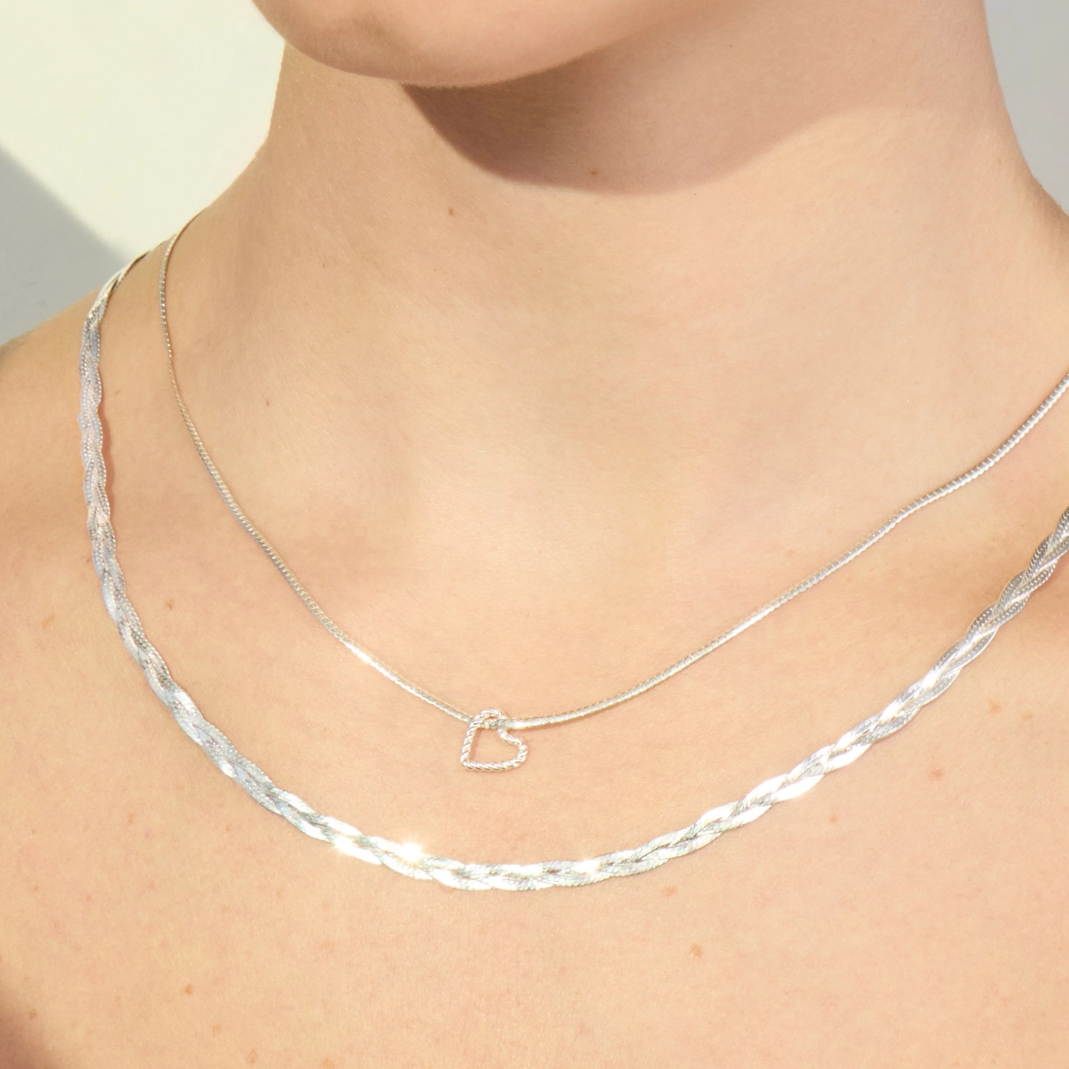 Rope Heart Silver Charm - Image 4