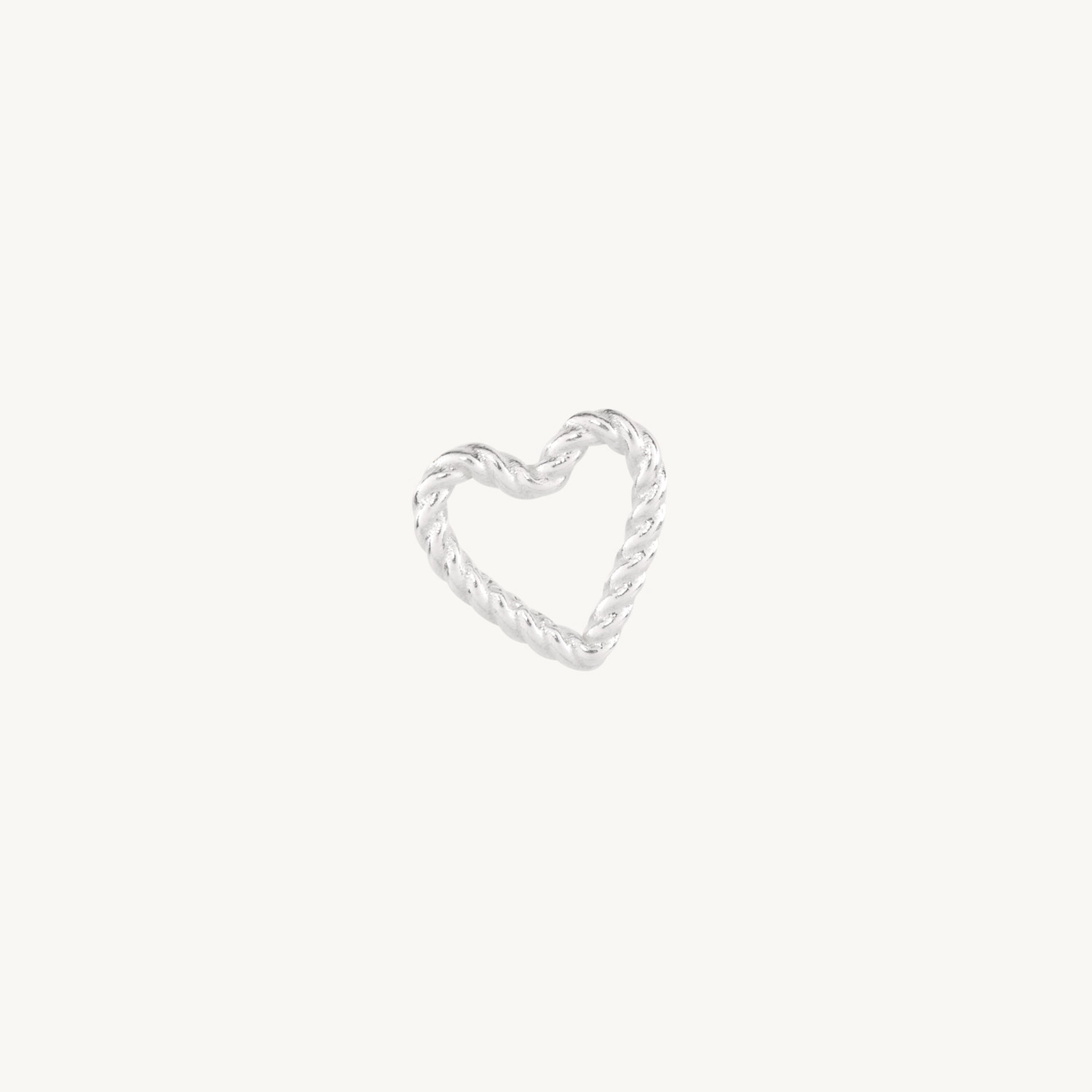 Rope Heart Silver Charm - Image 13