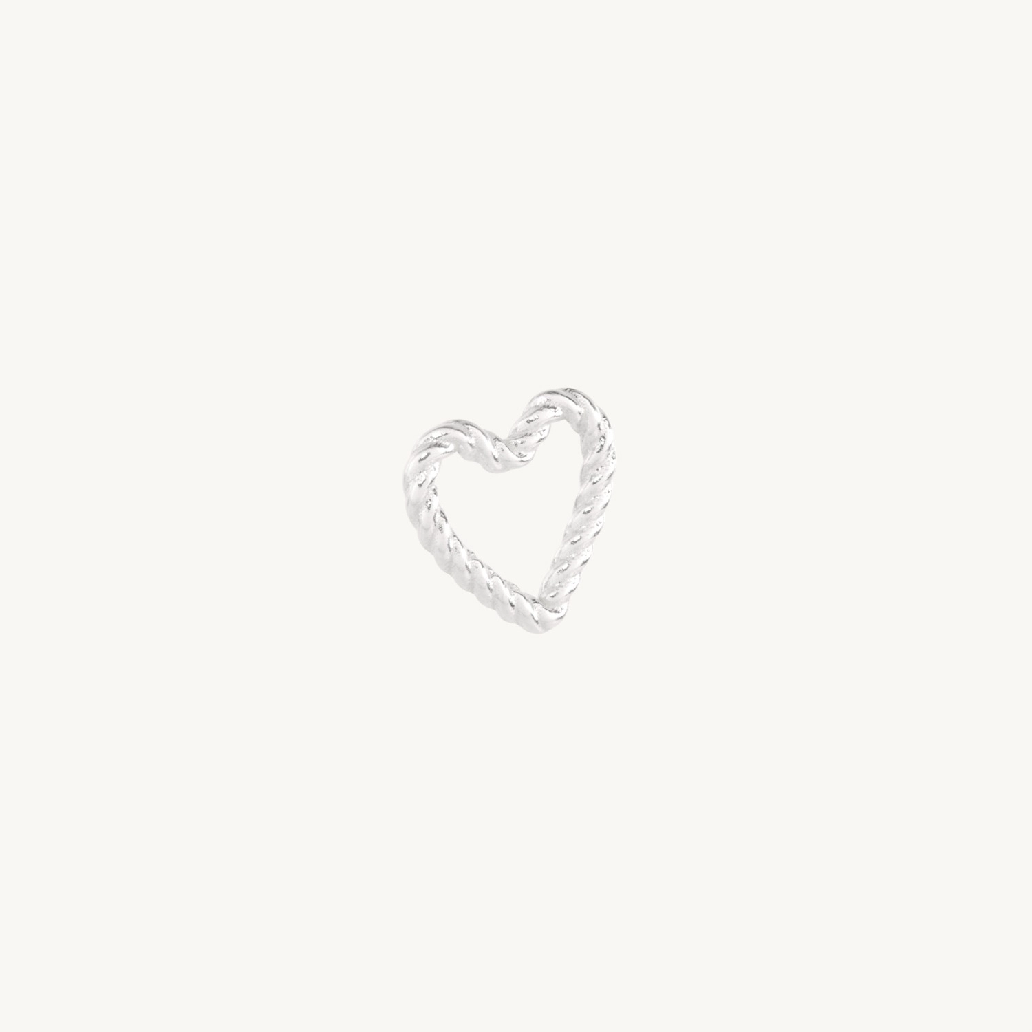 Rope Heart Silver Charm - Image 14