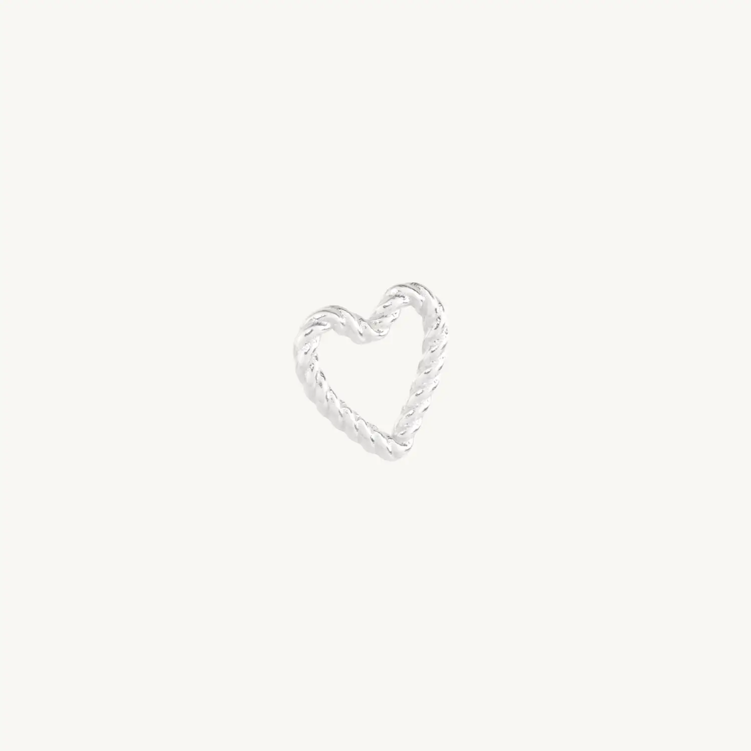 Alternative view of Rope Heart Silver Charm