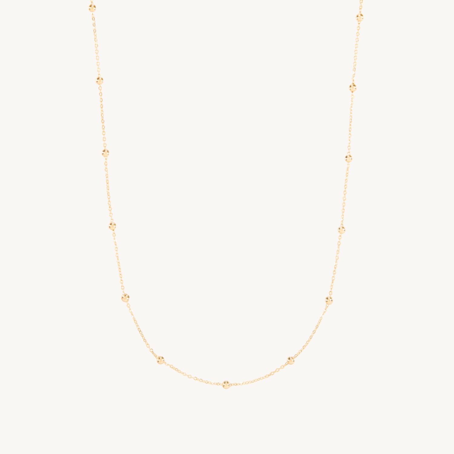 Little Orb Gold Chain Necklace