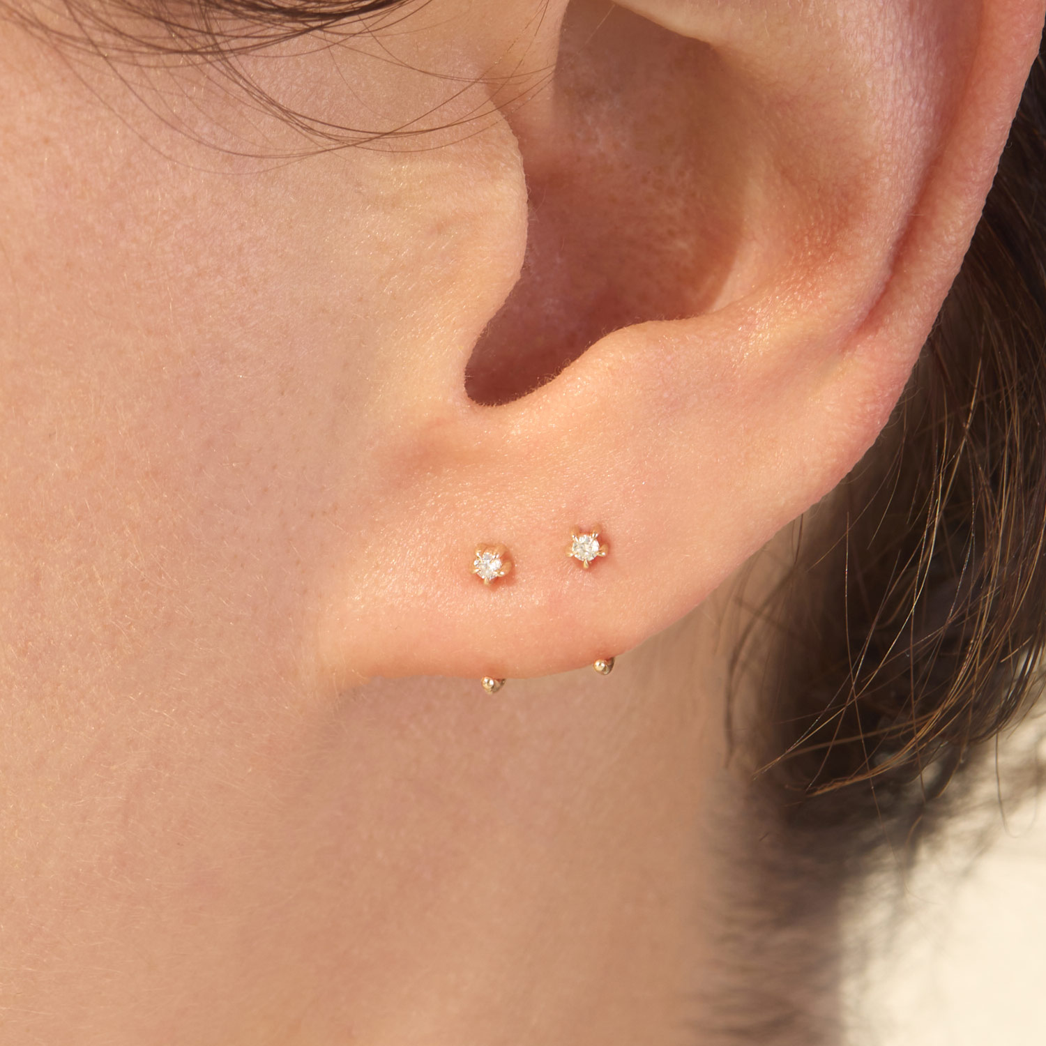 Perfect Diamond Hoop Set - Image 3