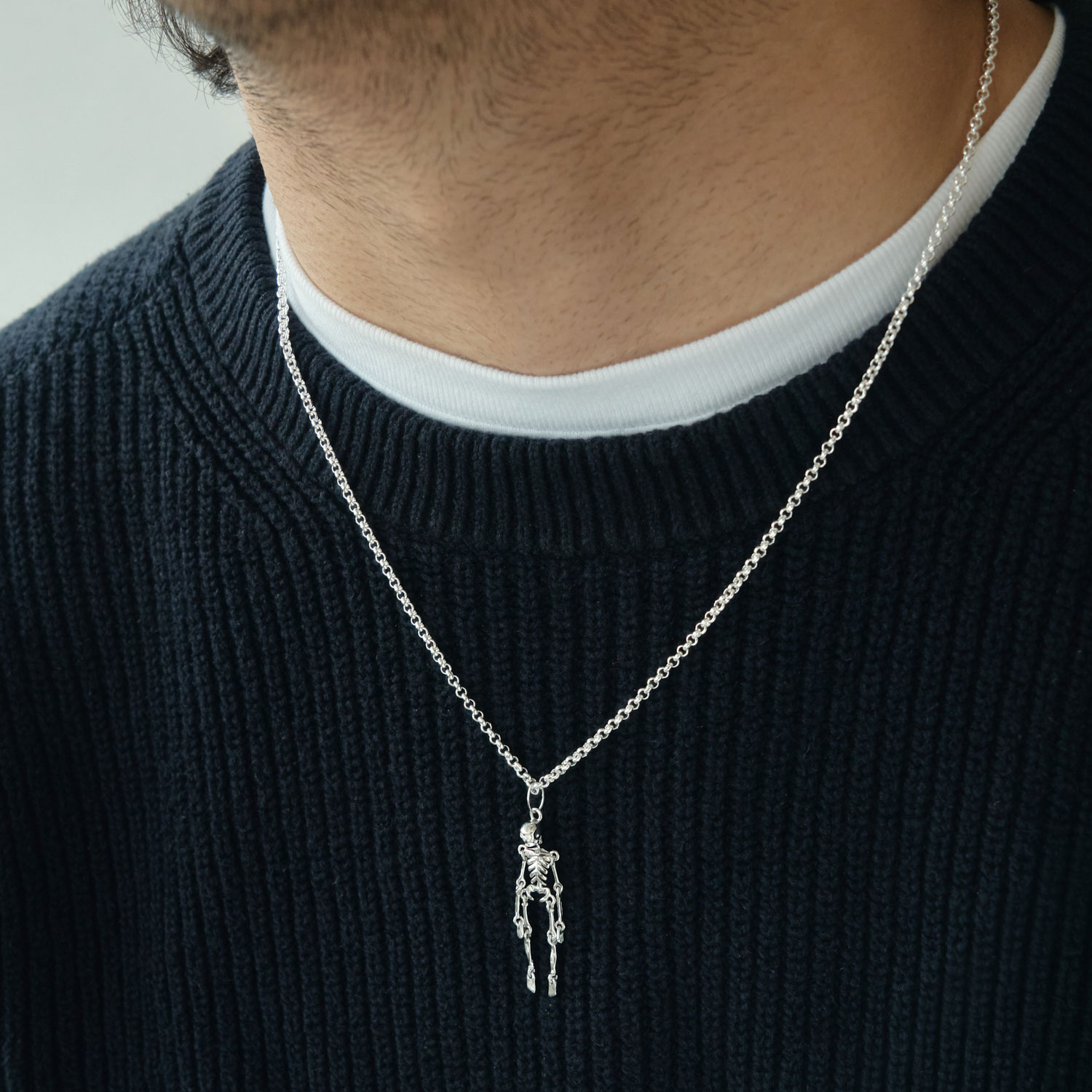 Together Forever Silver Skeleton Charm - Image 5