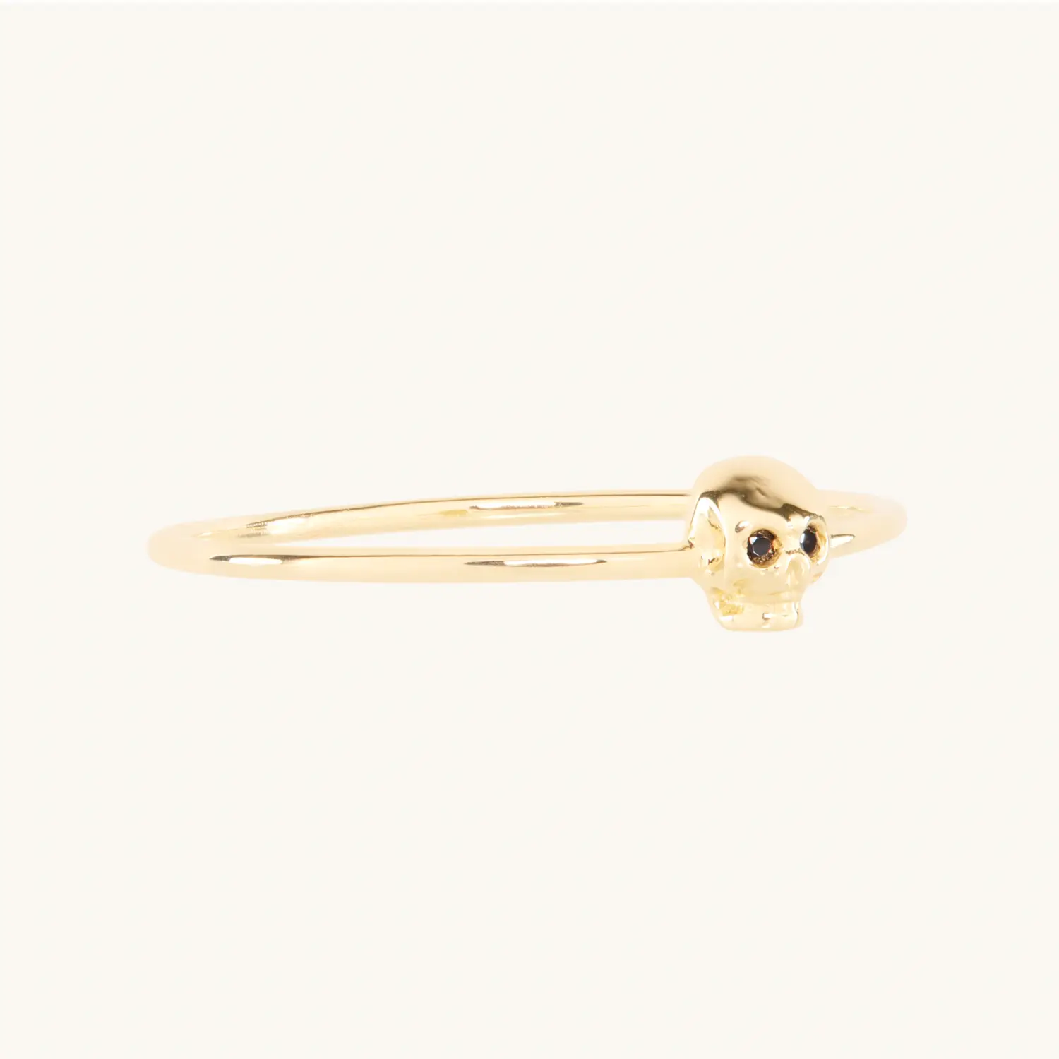 Alternative view of Together Forever Skull Ring, Black Diamond
