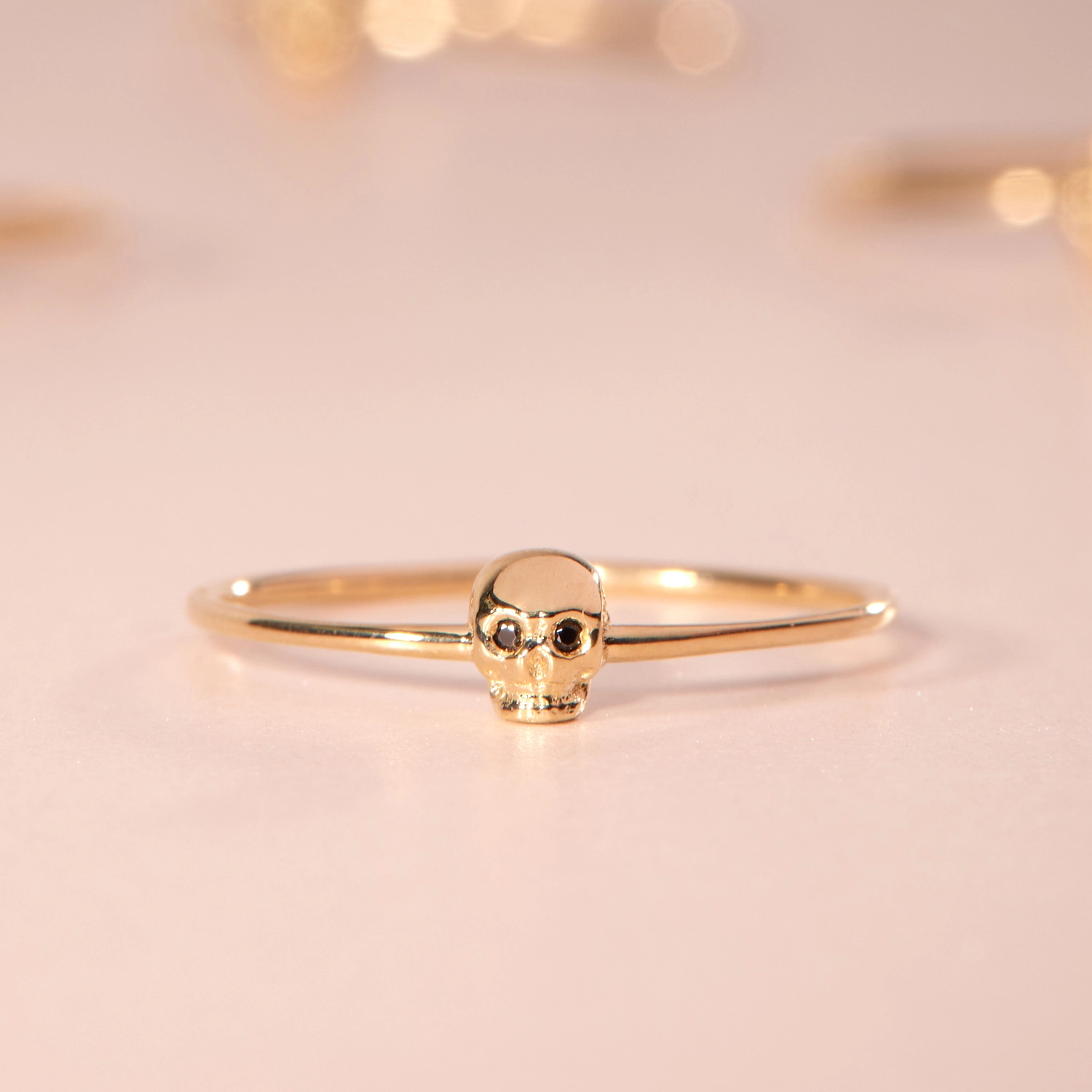 Together Forever Skull Ring, Black Diamond - Image 8