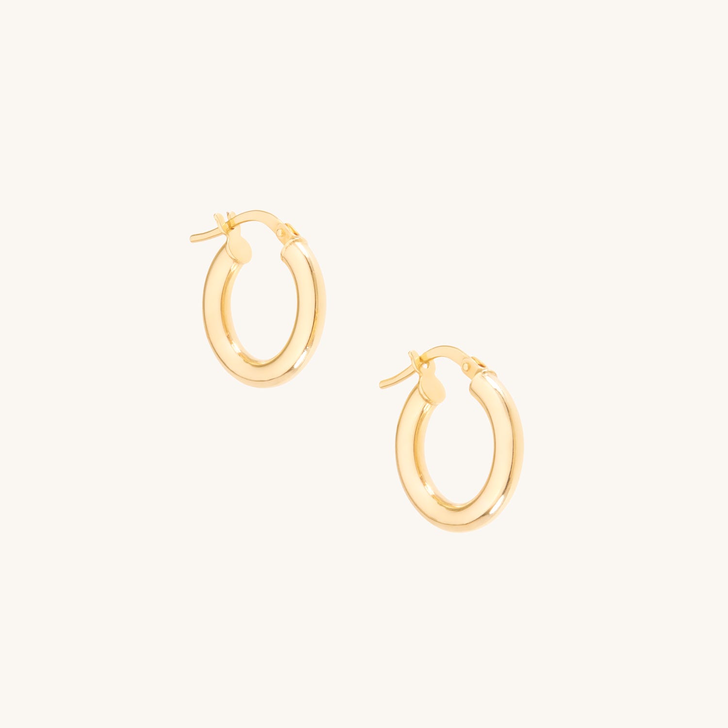 Grand Tubetti Gold Hoops (pair)