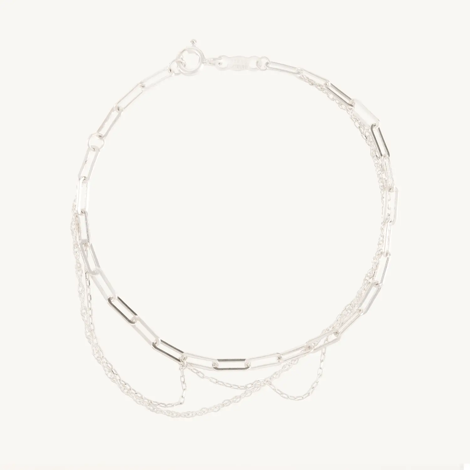Spun Silver Bracelet