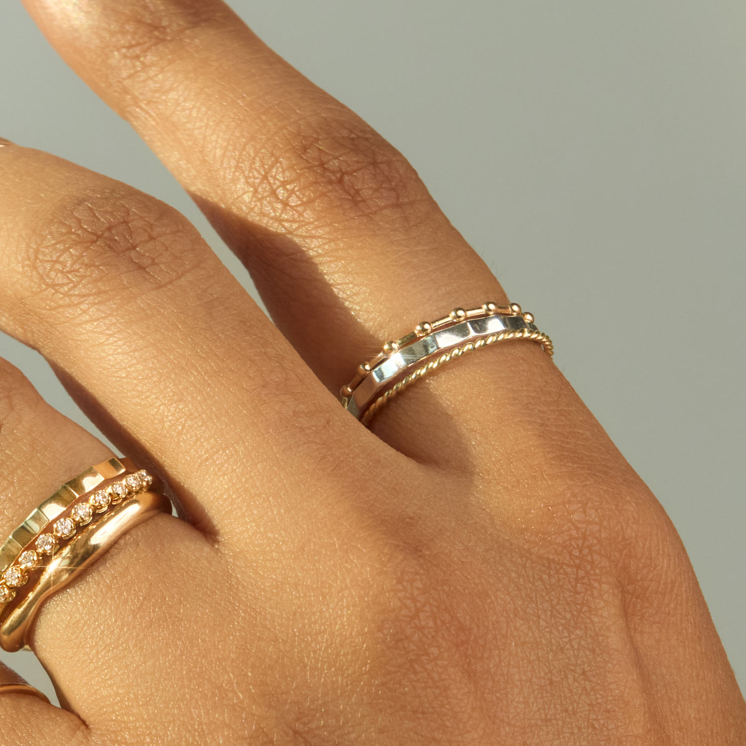 Fluted Silver Ring - Image 9