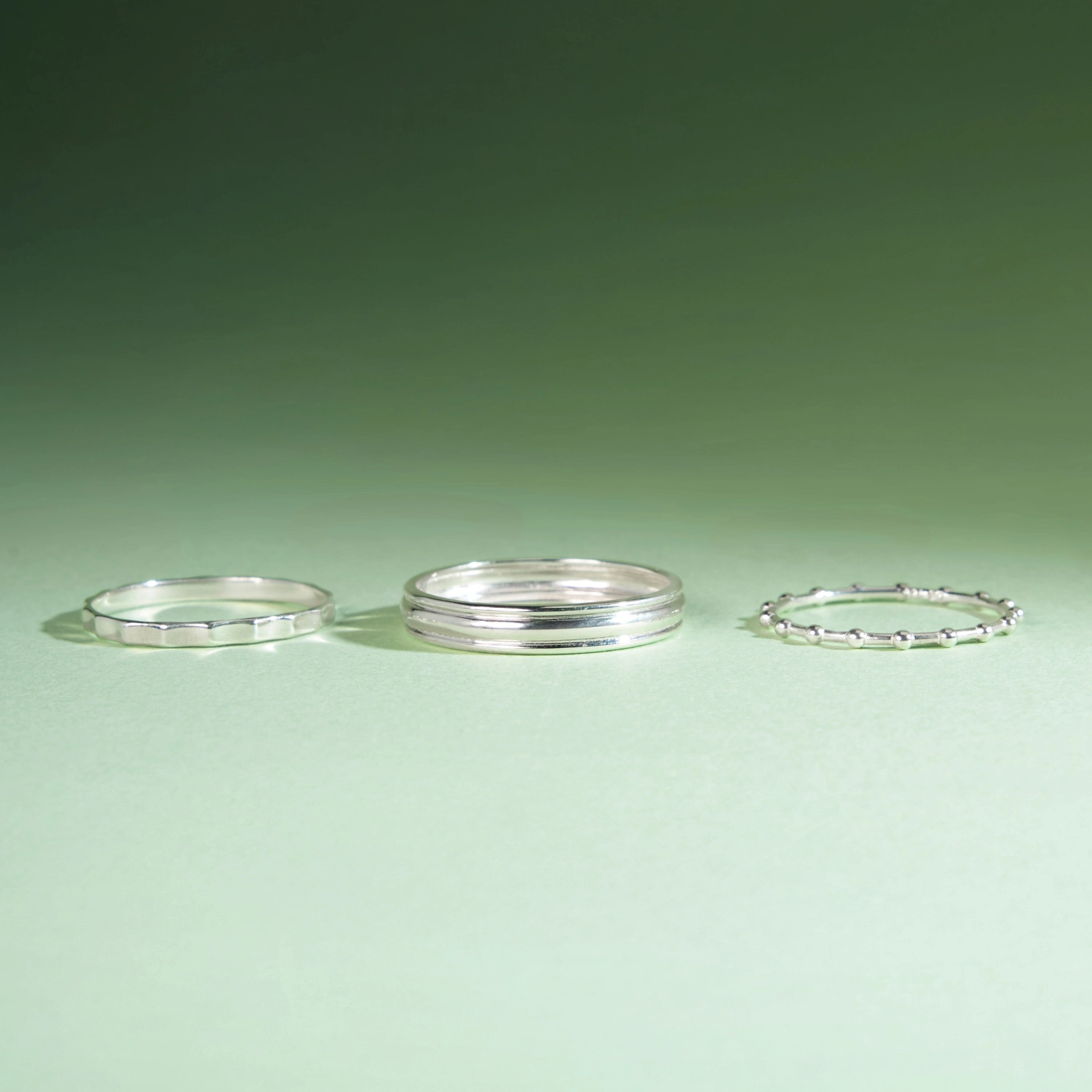 Fluted Silver Ring - Image 13