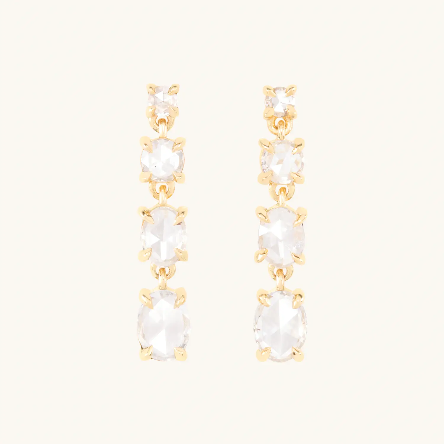 Swan Lake Diamond Earrings (pair)