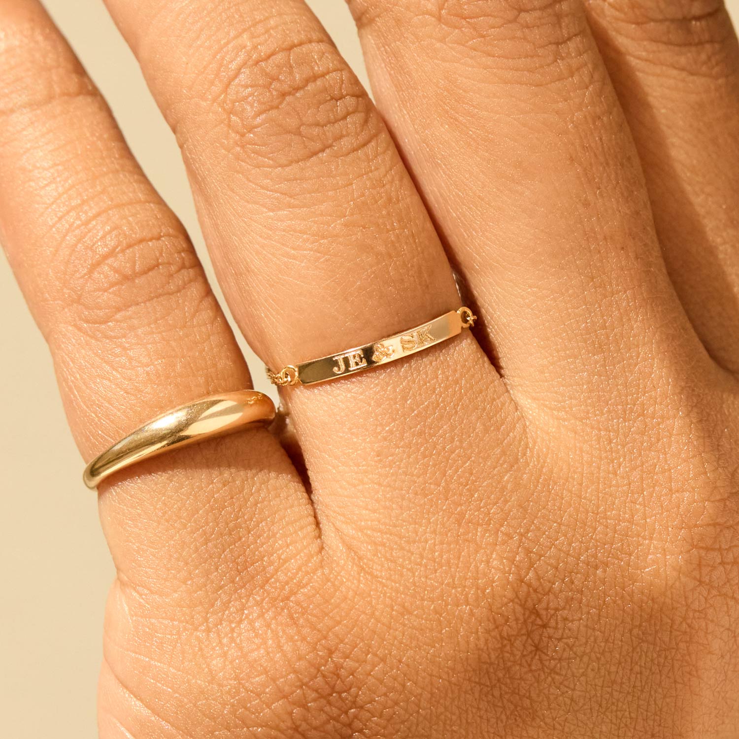 Sweet Nothing Gold Signet ID Ring - Image 6