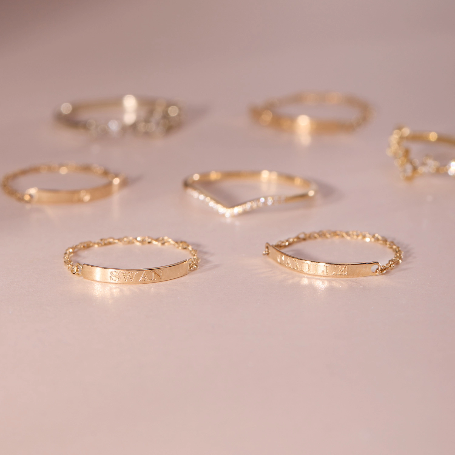 Sweet Nothing Gold Signet ID Ring - Image 10