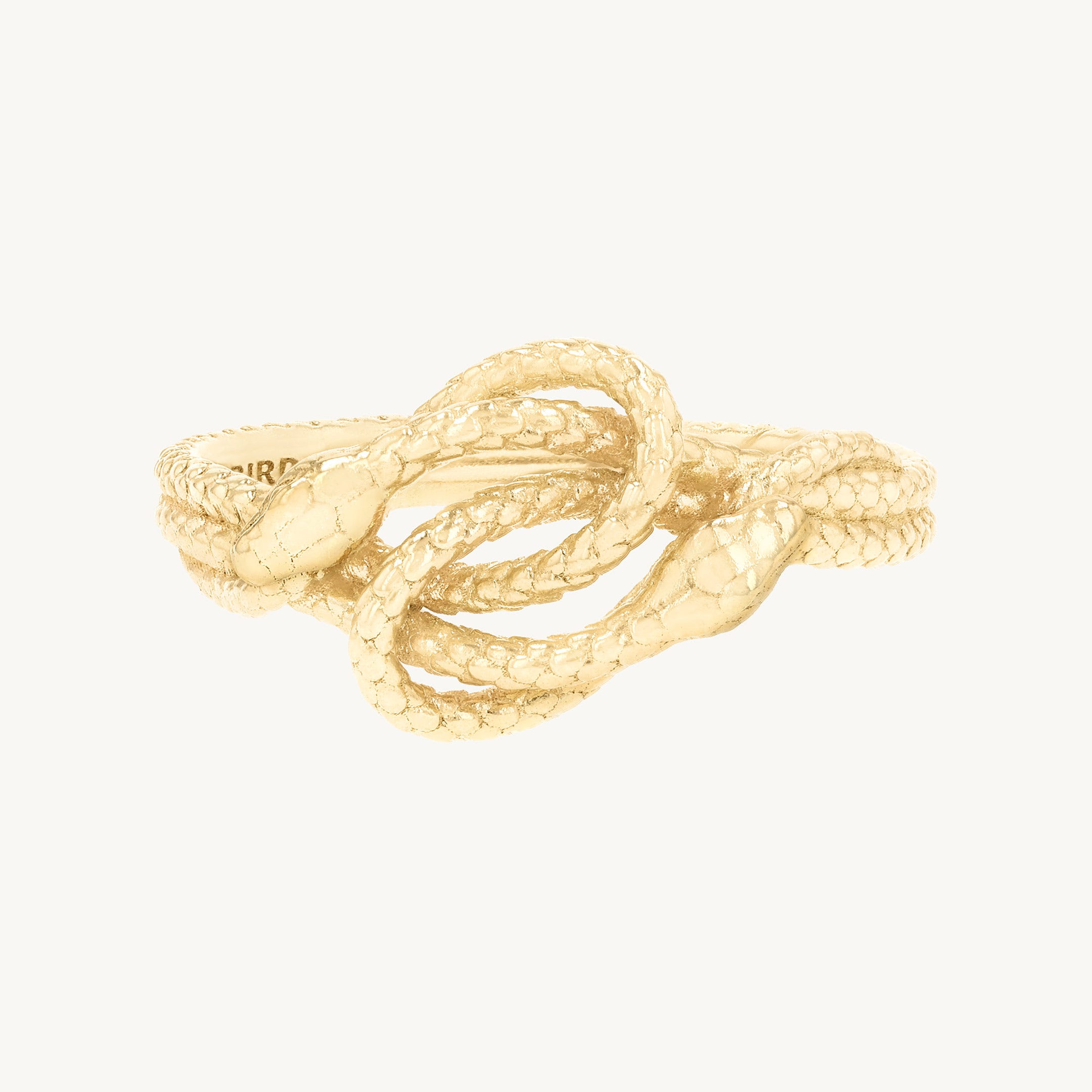 Sylvie Snake Gold Knot Ring