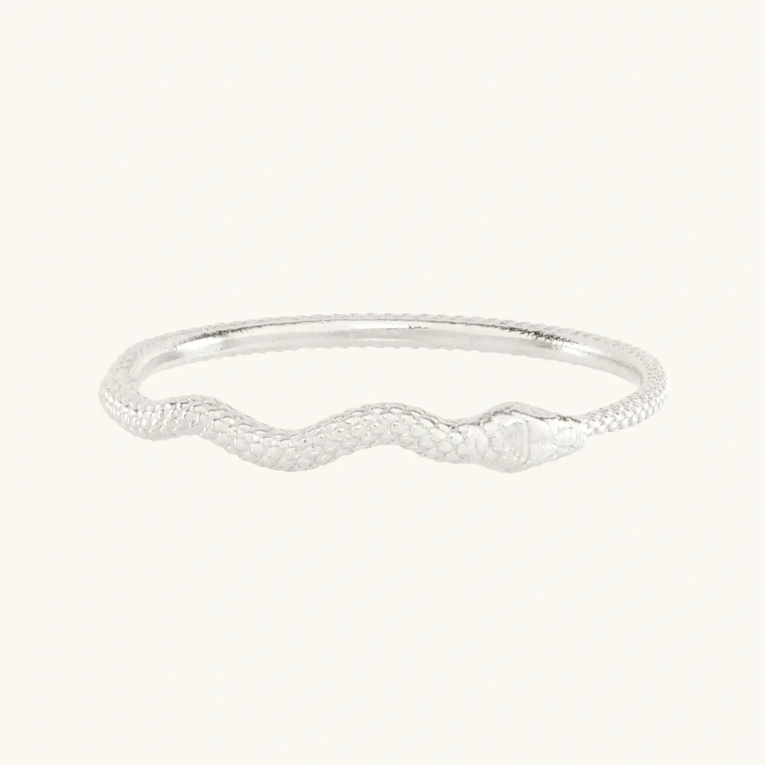 Sylvie Silver Snake Stacking Ring