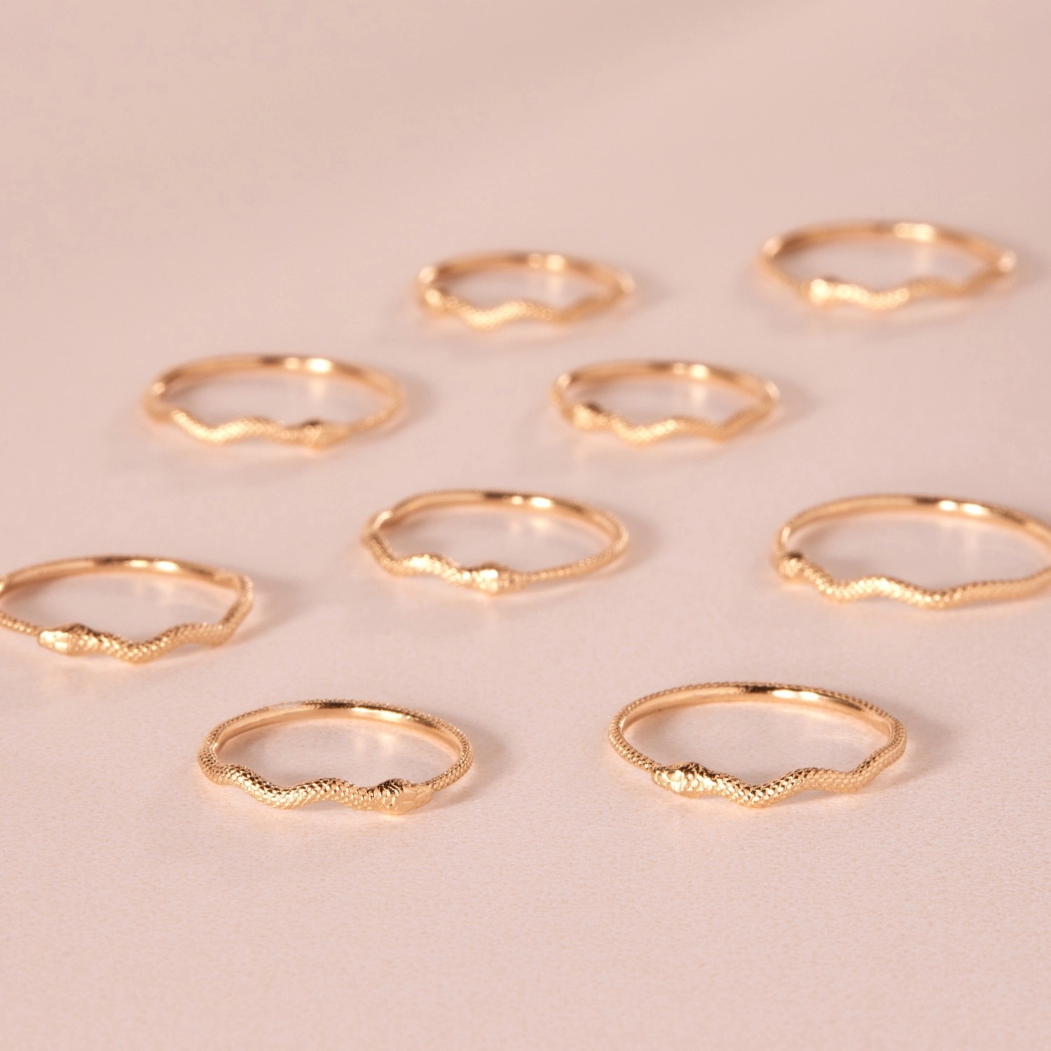 Snake Stacking Ring Set - Image 5