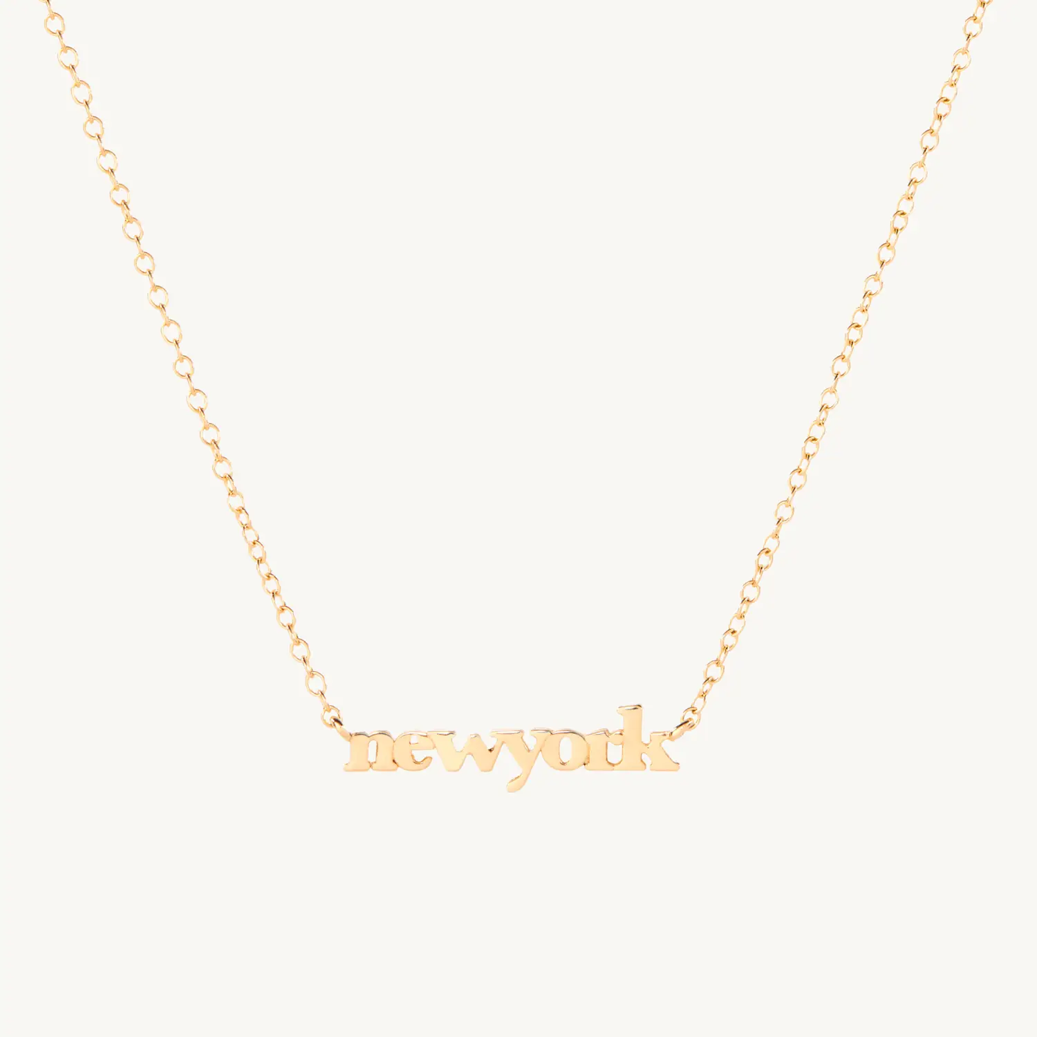 Tiniest New York Necklace