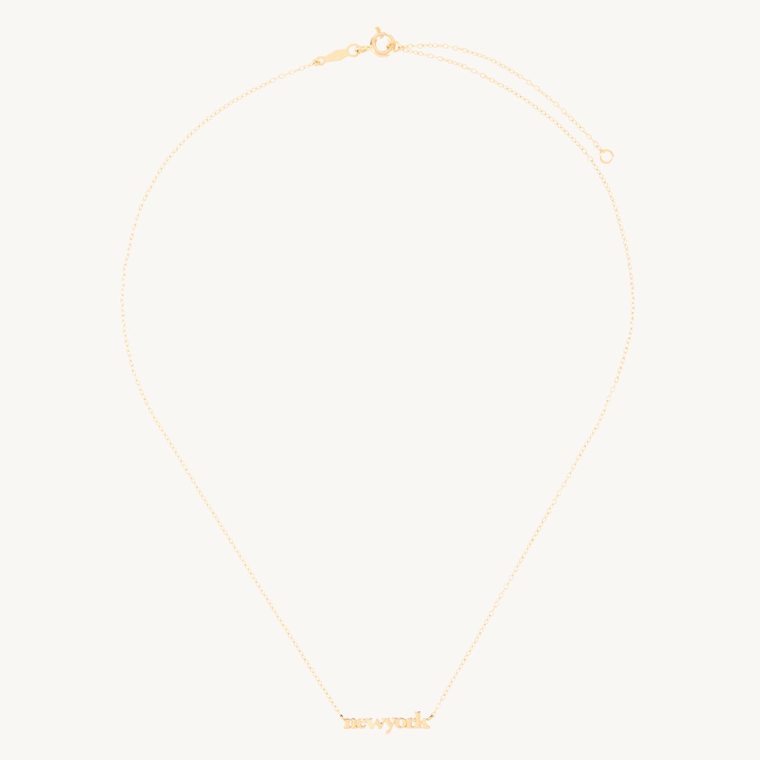 Alternative view of Tiniest New York Necklace