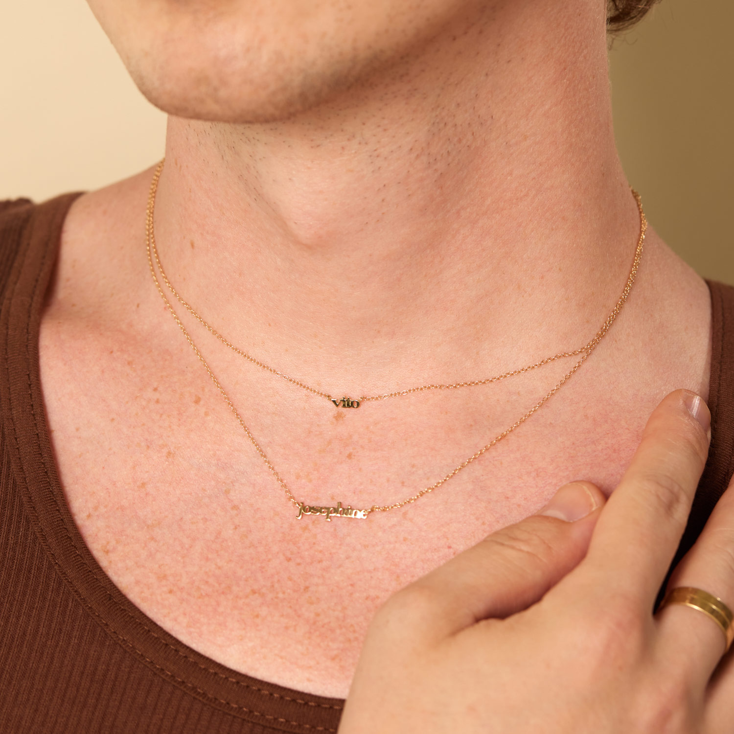 Tiniest Gold Name Necklace - Image 9