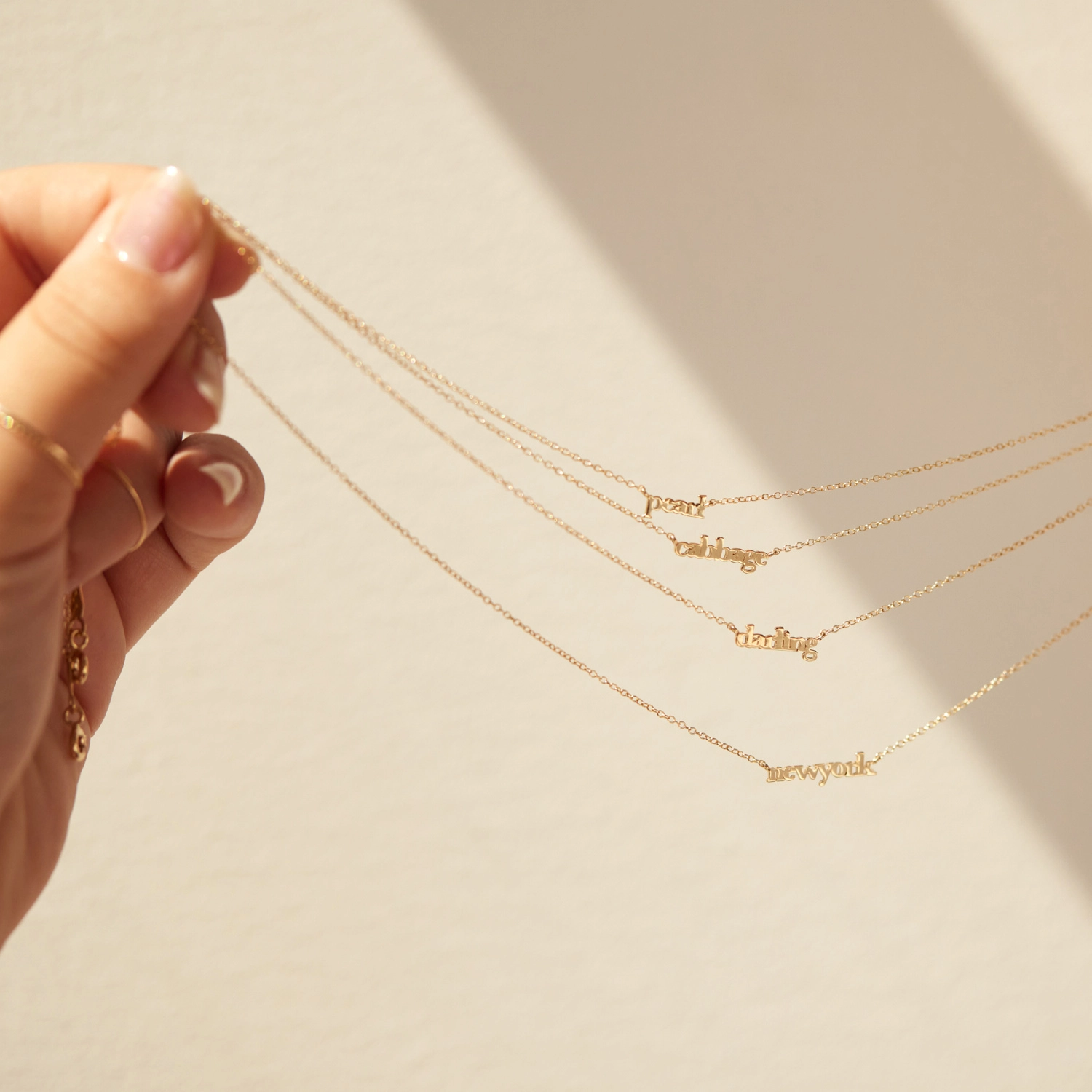 Tiniest Gold Name Necklace - Image 13