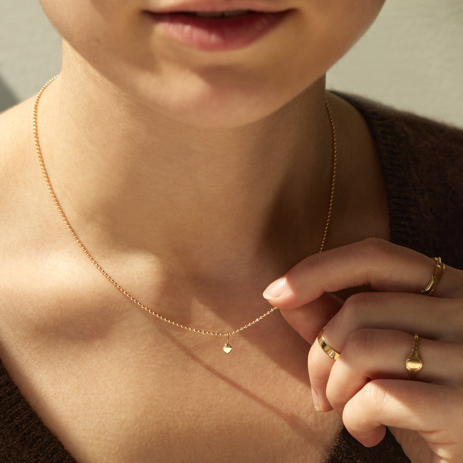 Alternative view of Tiniest Heart Charm