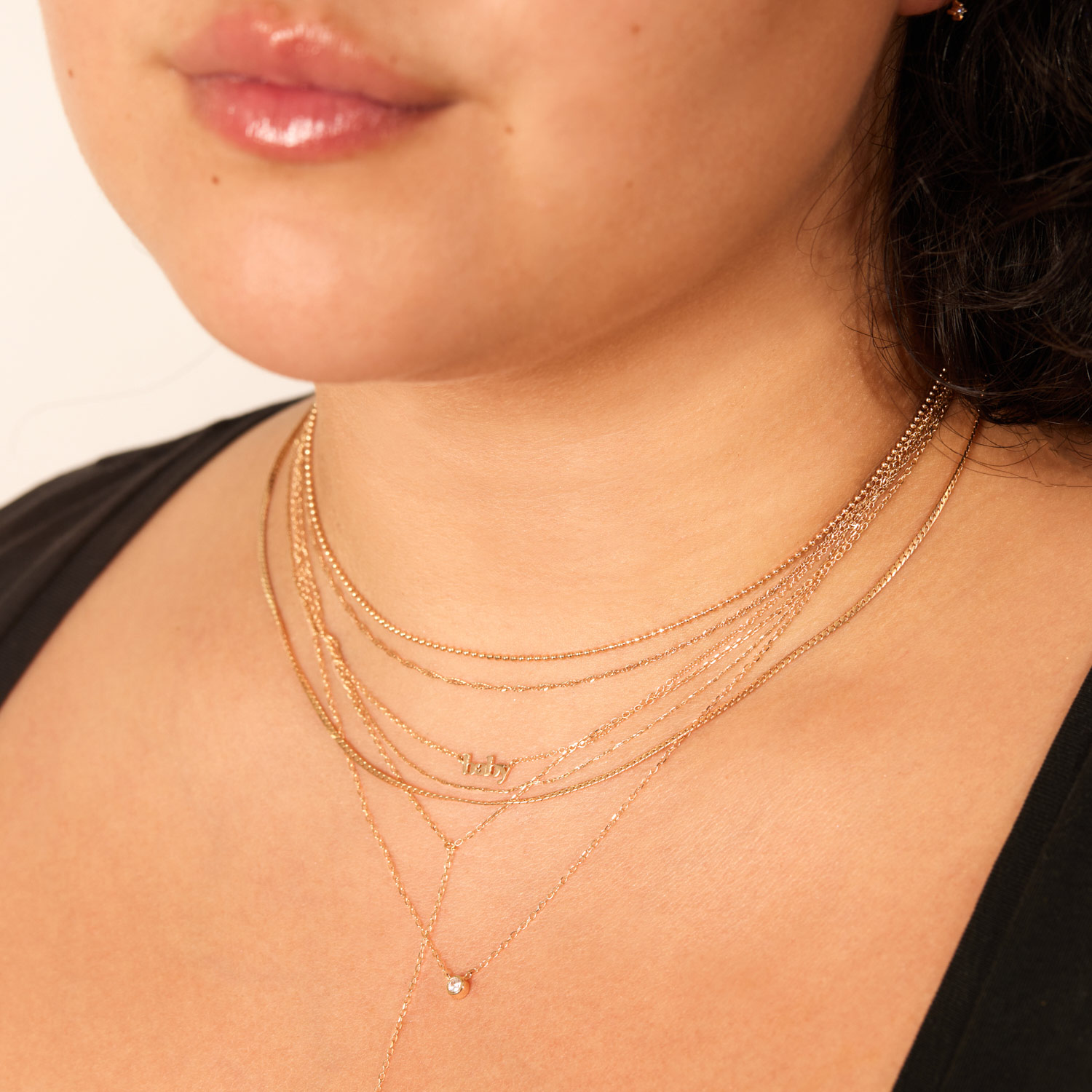 Tiny Corsage Necklace, Sparkler - Image 5