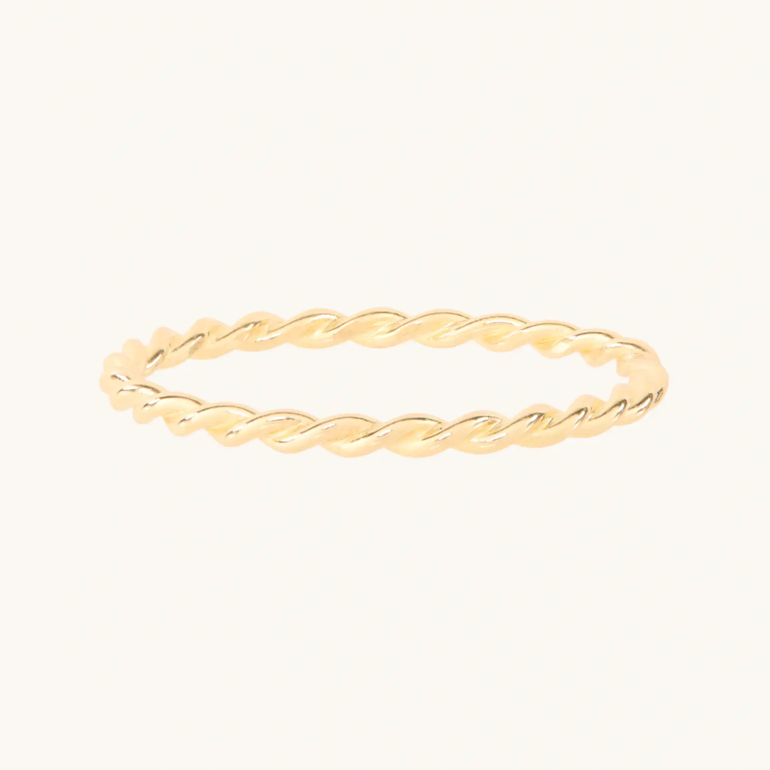 Grand Twisted Stacker Ring