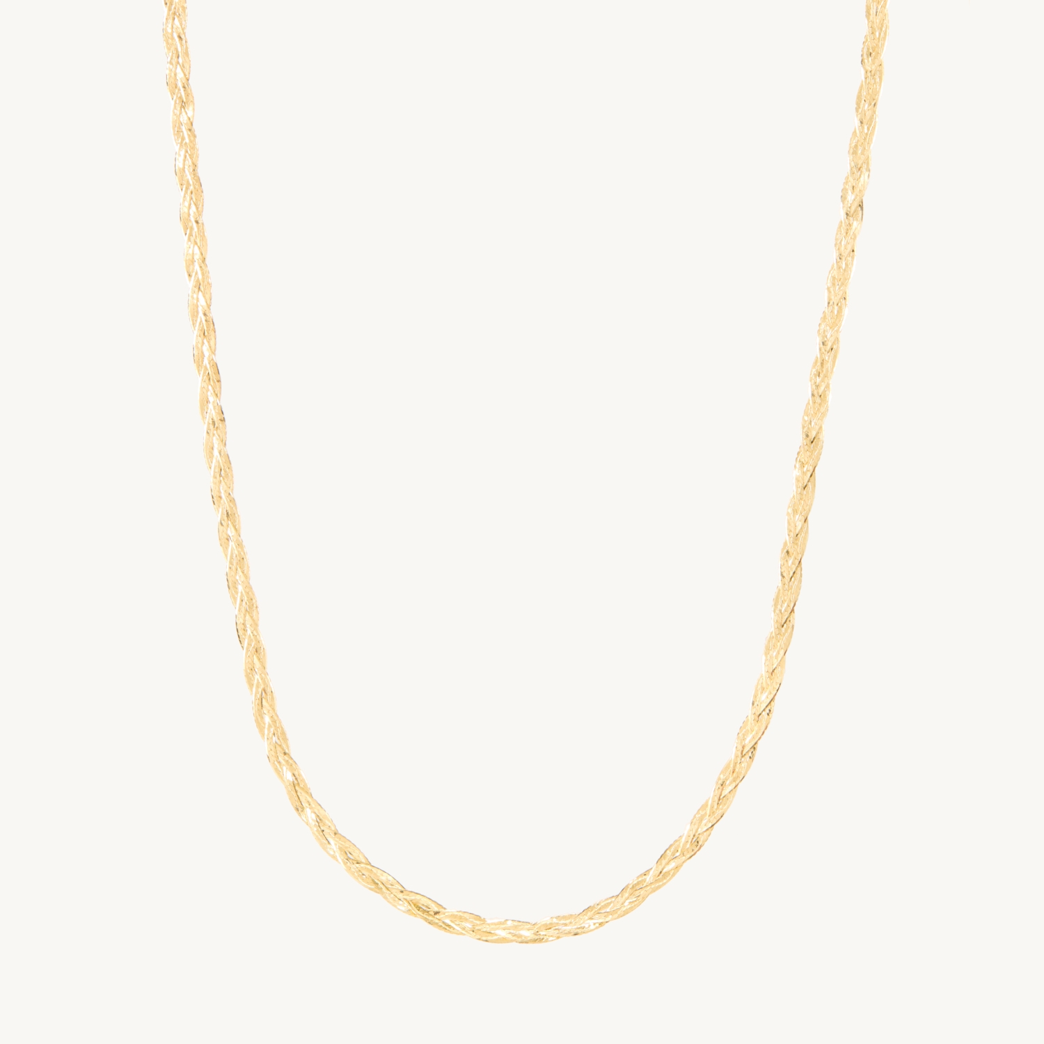 Entwined Braided Chain Necklace - Image 8