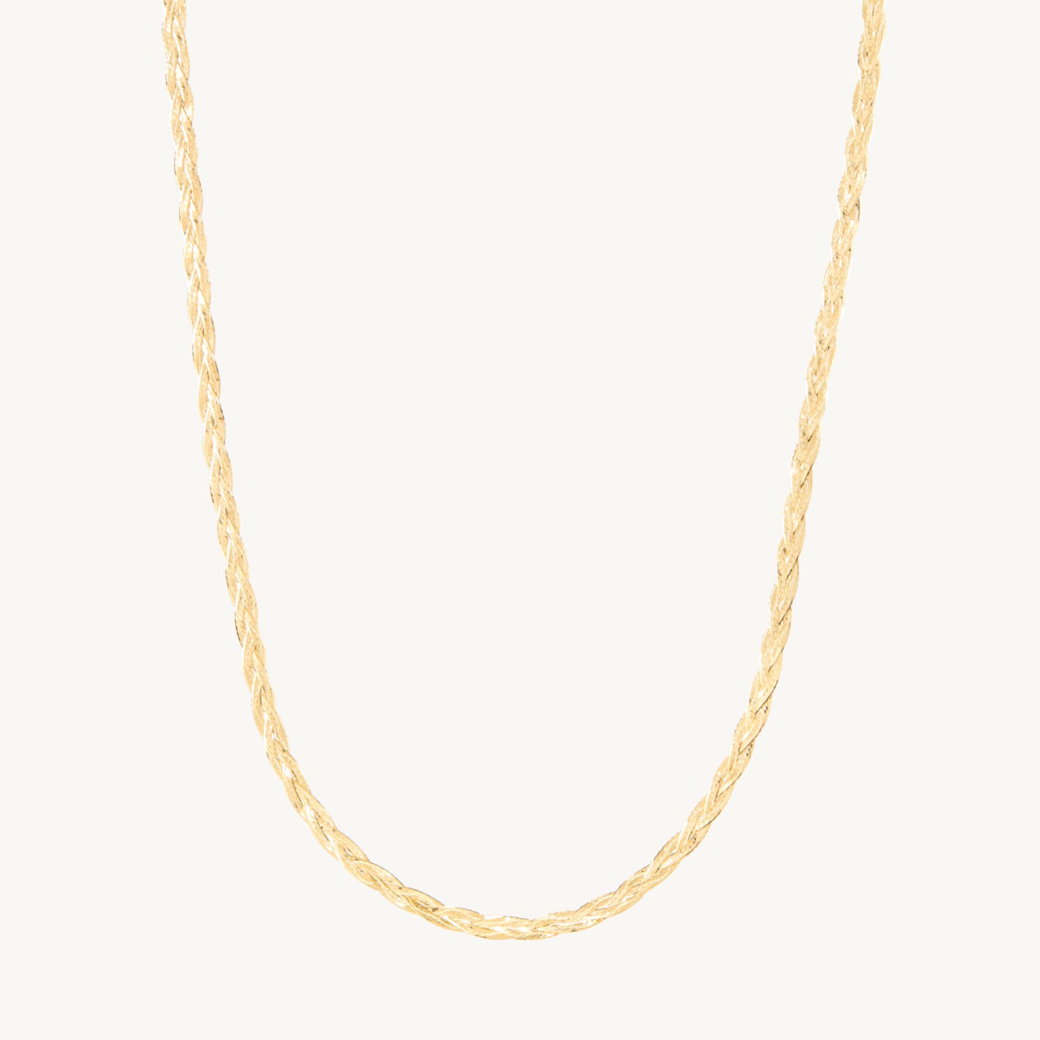 Entwined Braided Chain Necklace