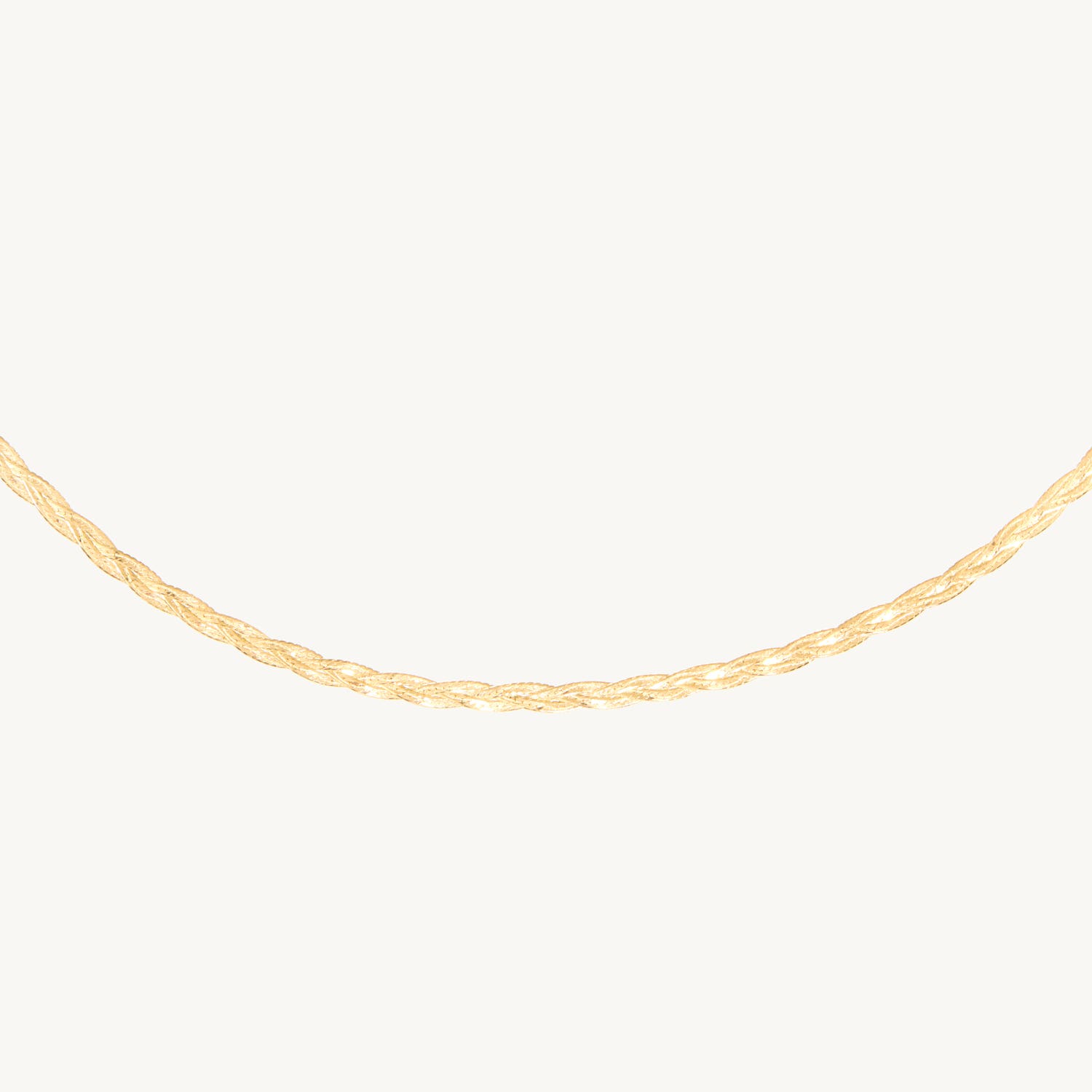 Entwined Braided Chain Collar