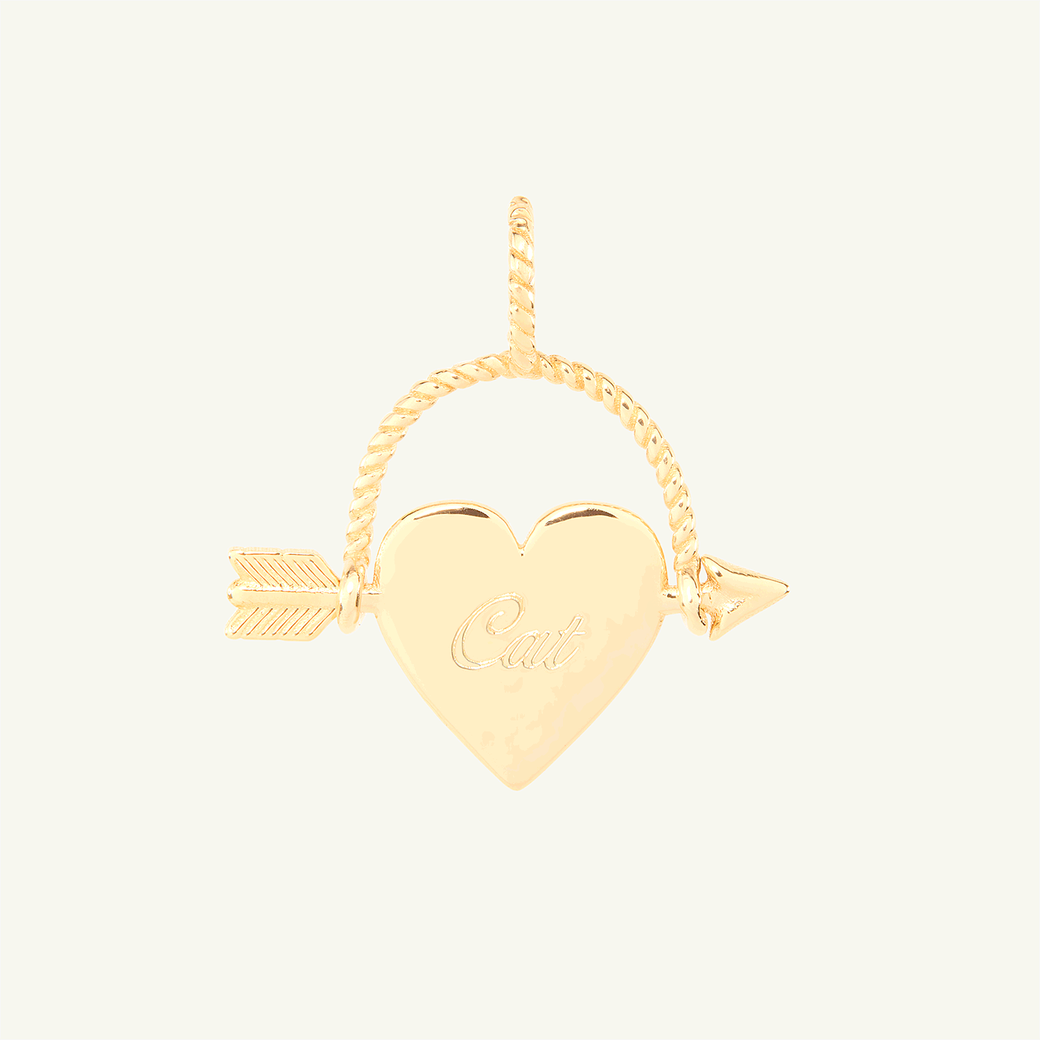 Beloved Heart Spinner Charm