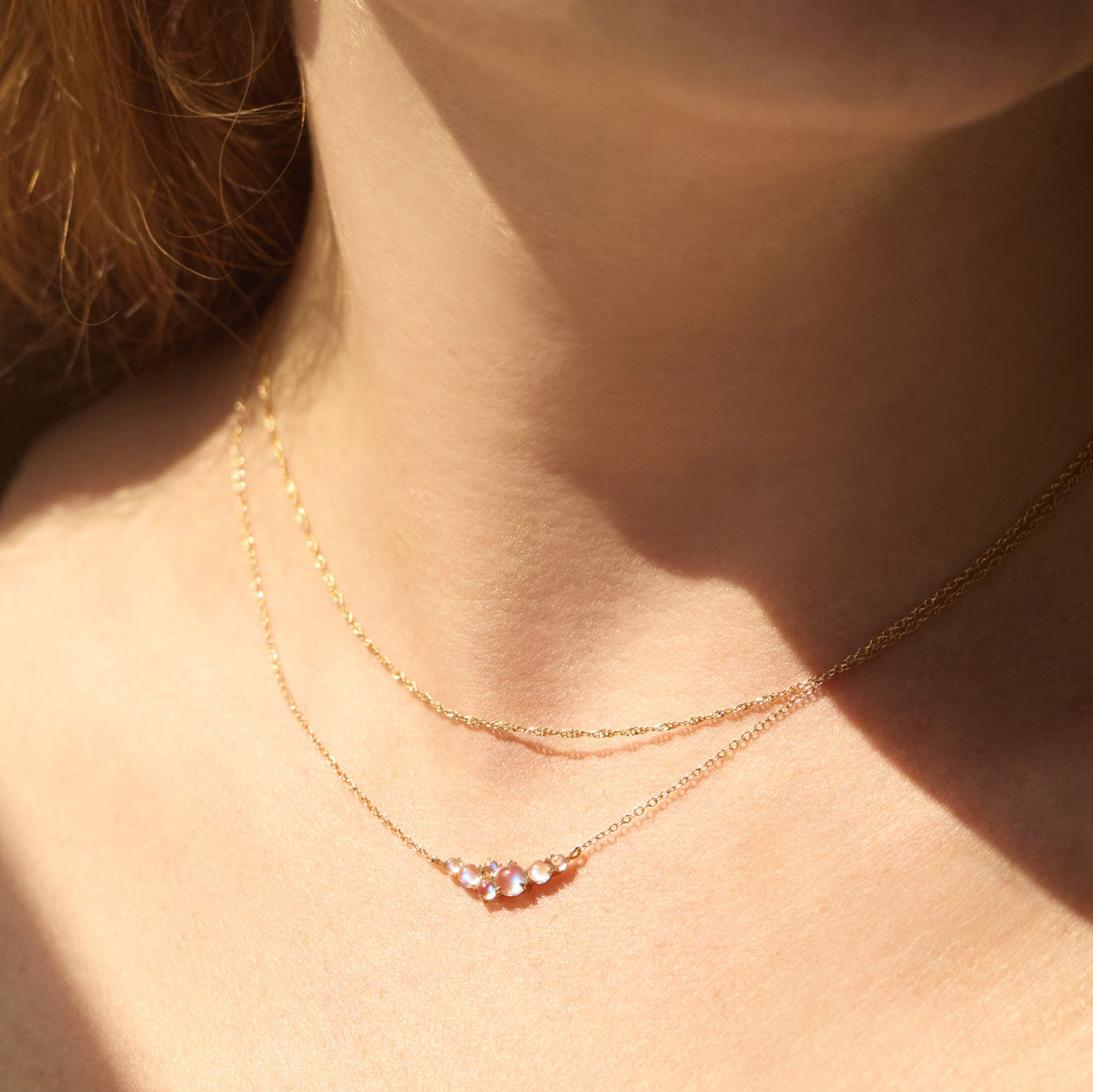 Moonstone Bubble Necklace - Image 3