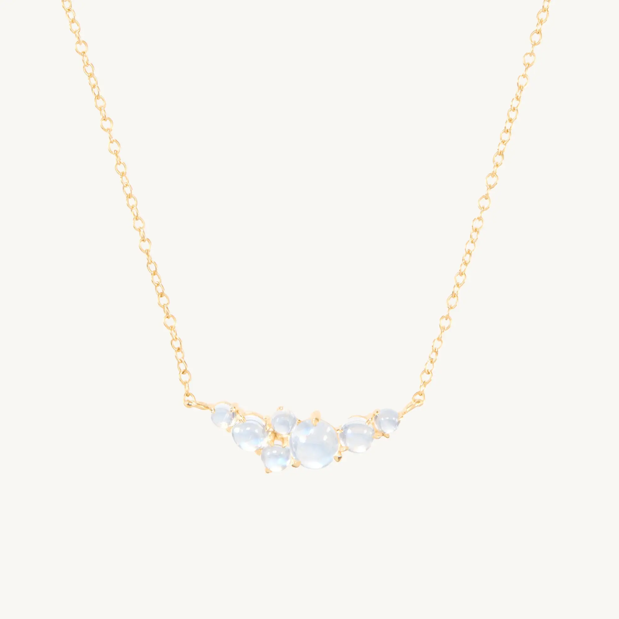 Moonstone Bubble Necklace