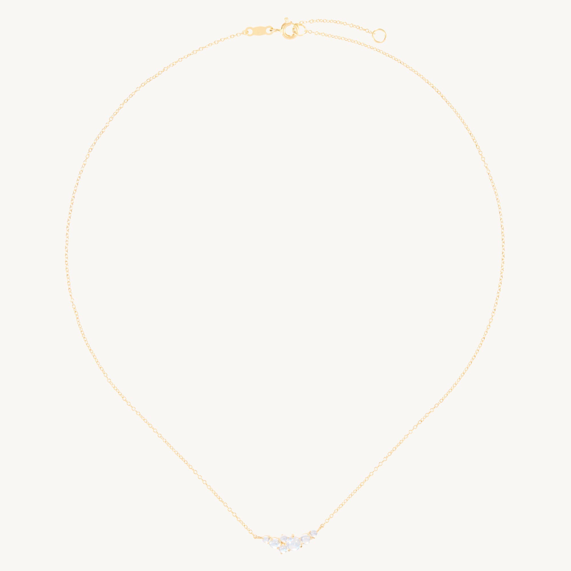 Alternative view of Moonstone Bubble Necklace