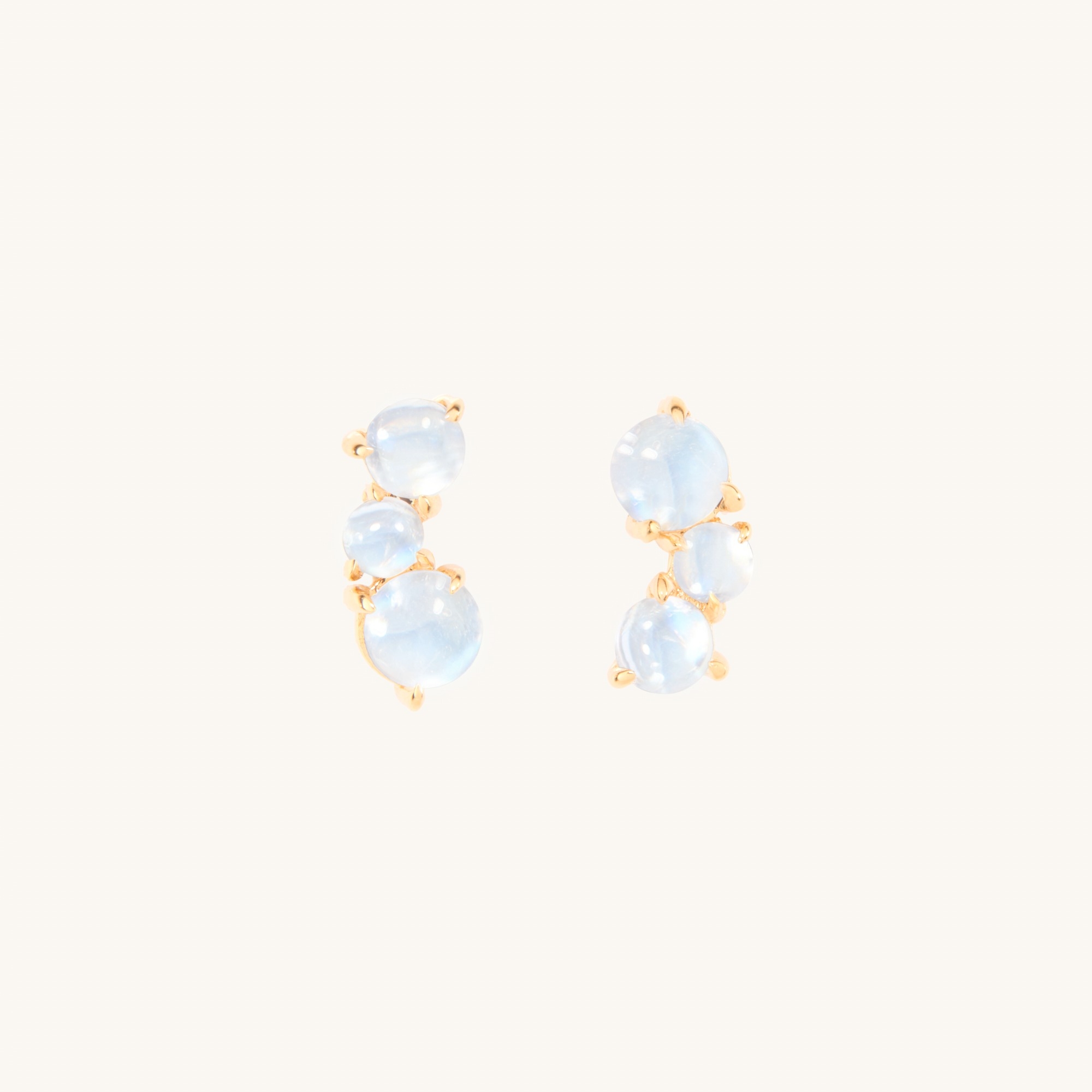 Moonstone Bubble Stud (single) - Image 9