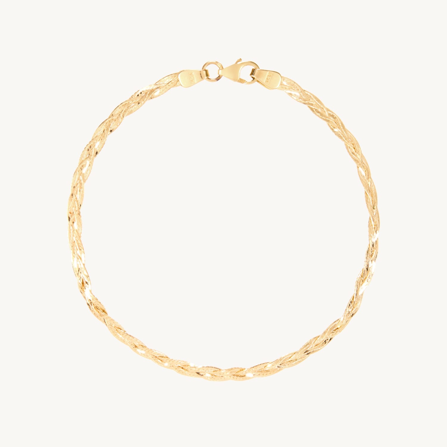 Entwined Braided Chain Bracelet