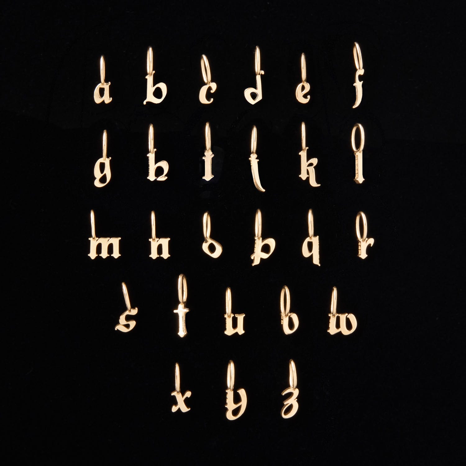 Second Nature Alphabet Gold Charm