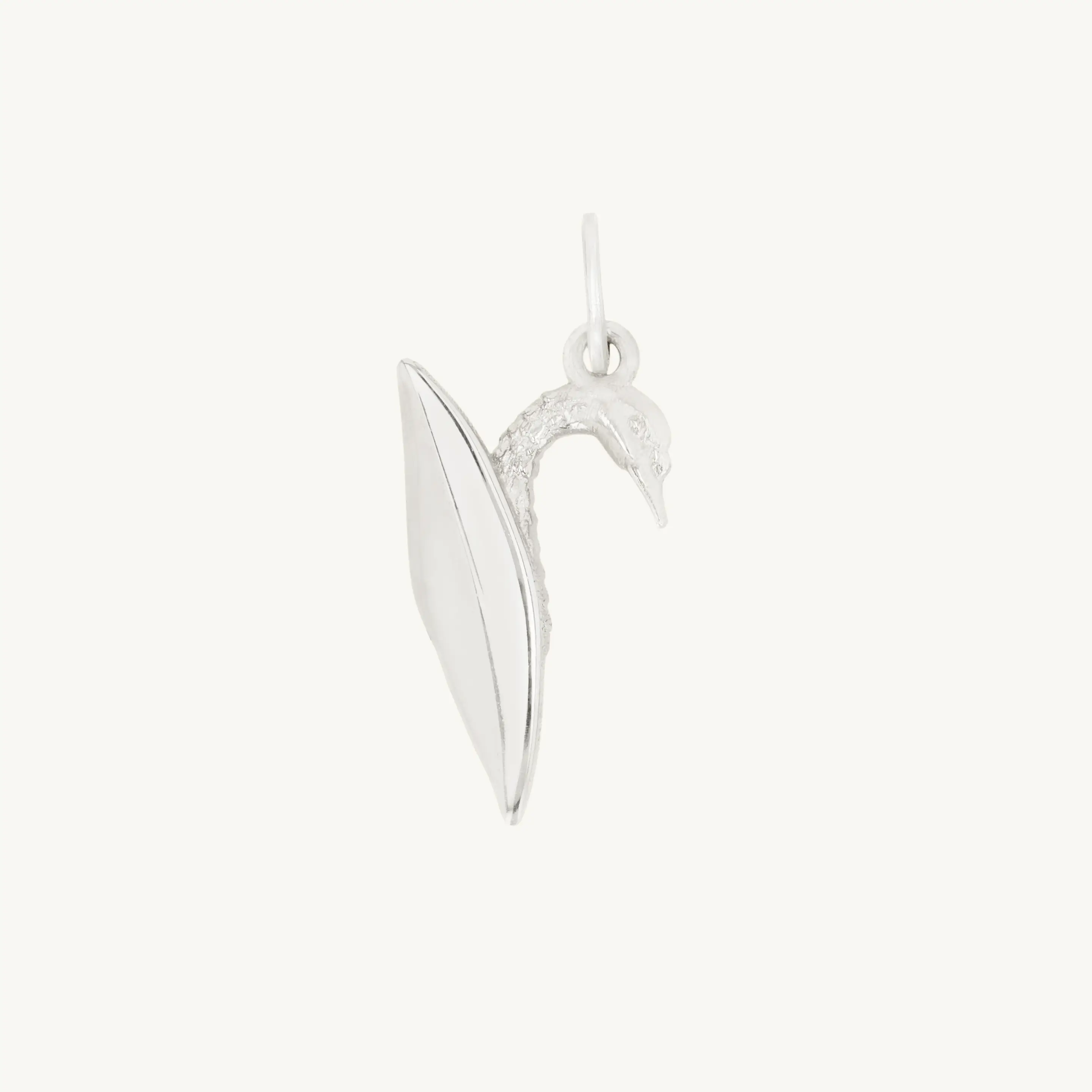 Mend Me Swan Silver Charm