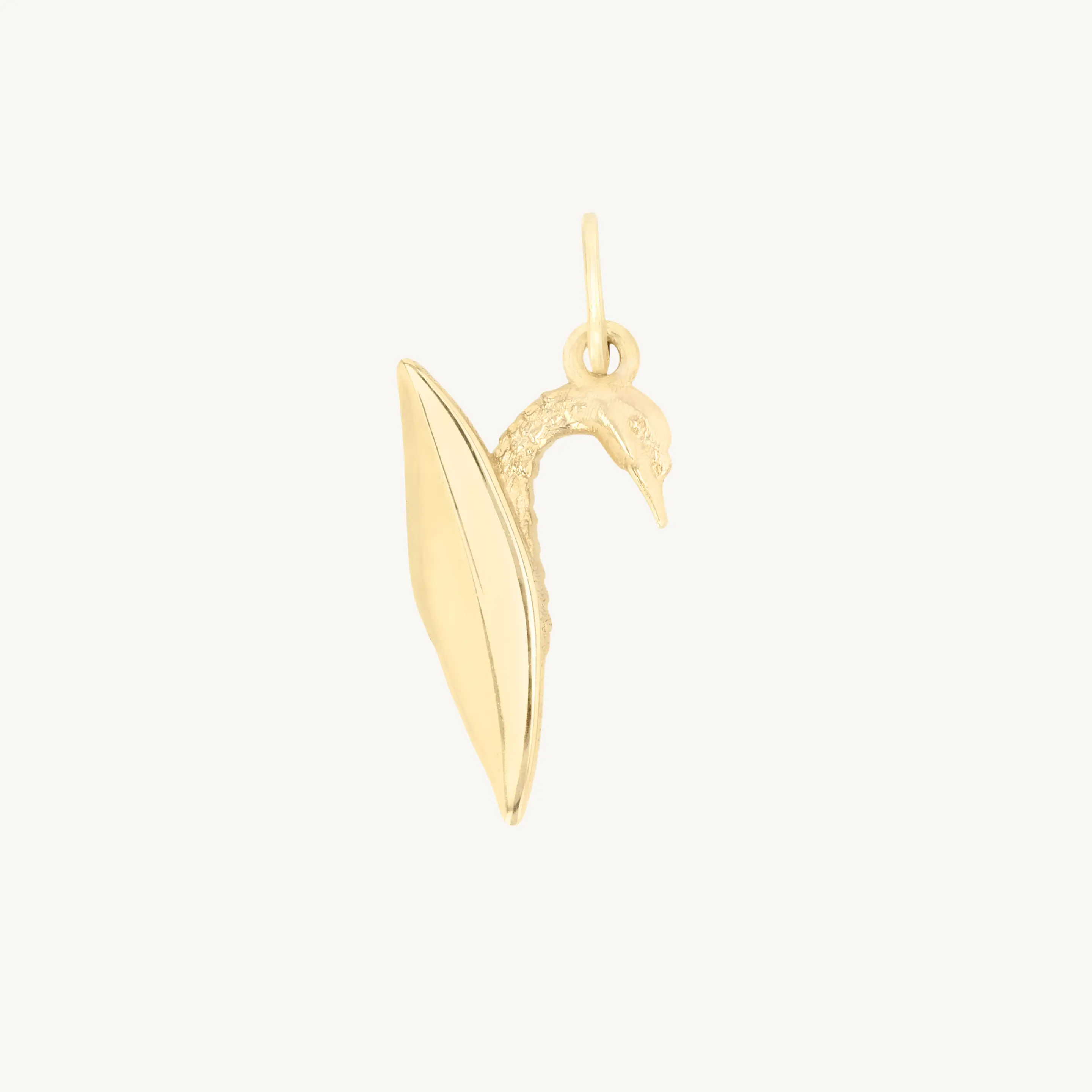 Mend Me Swan Gold Charm