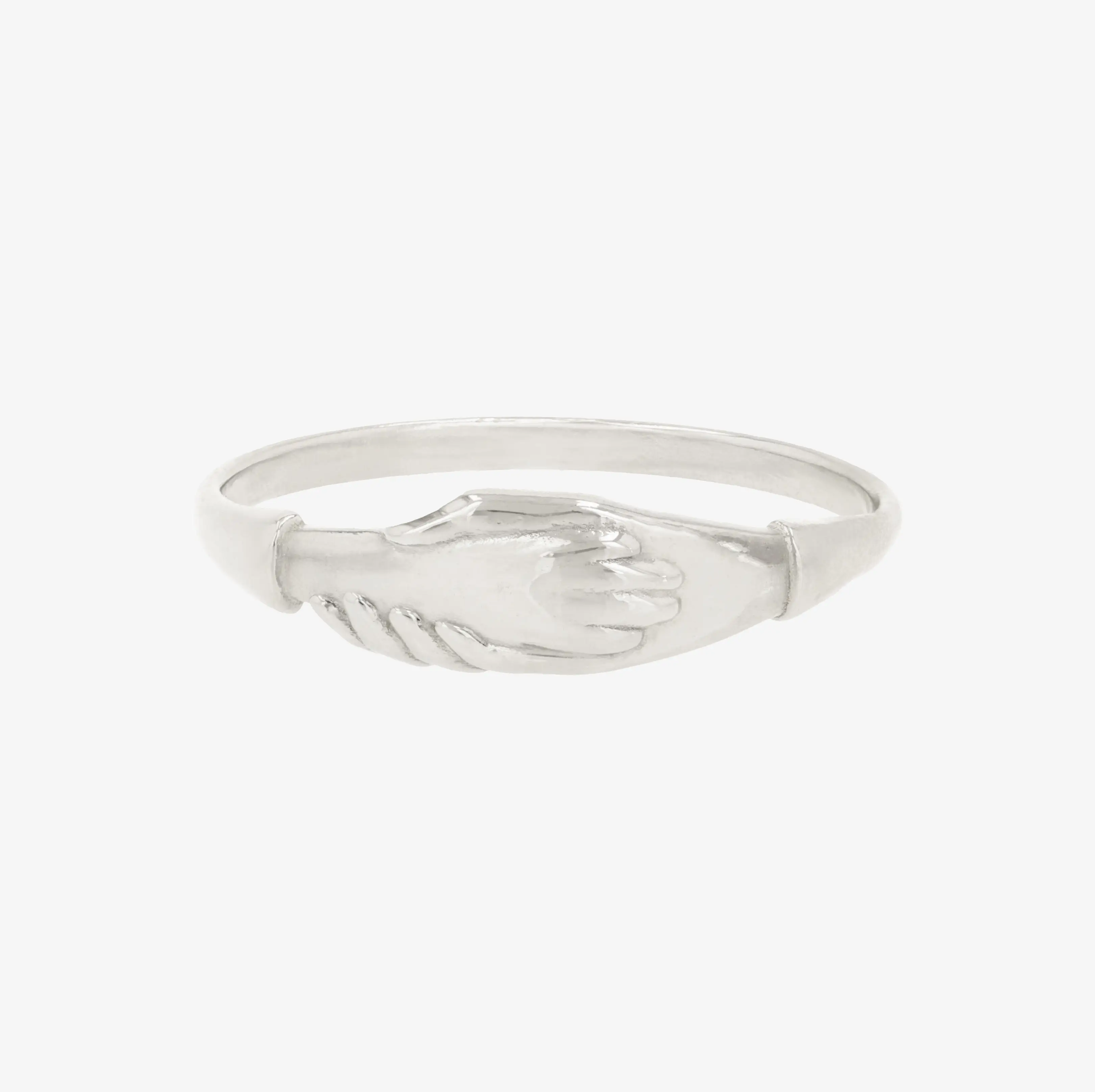 Paw de Deux Silver Ring
