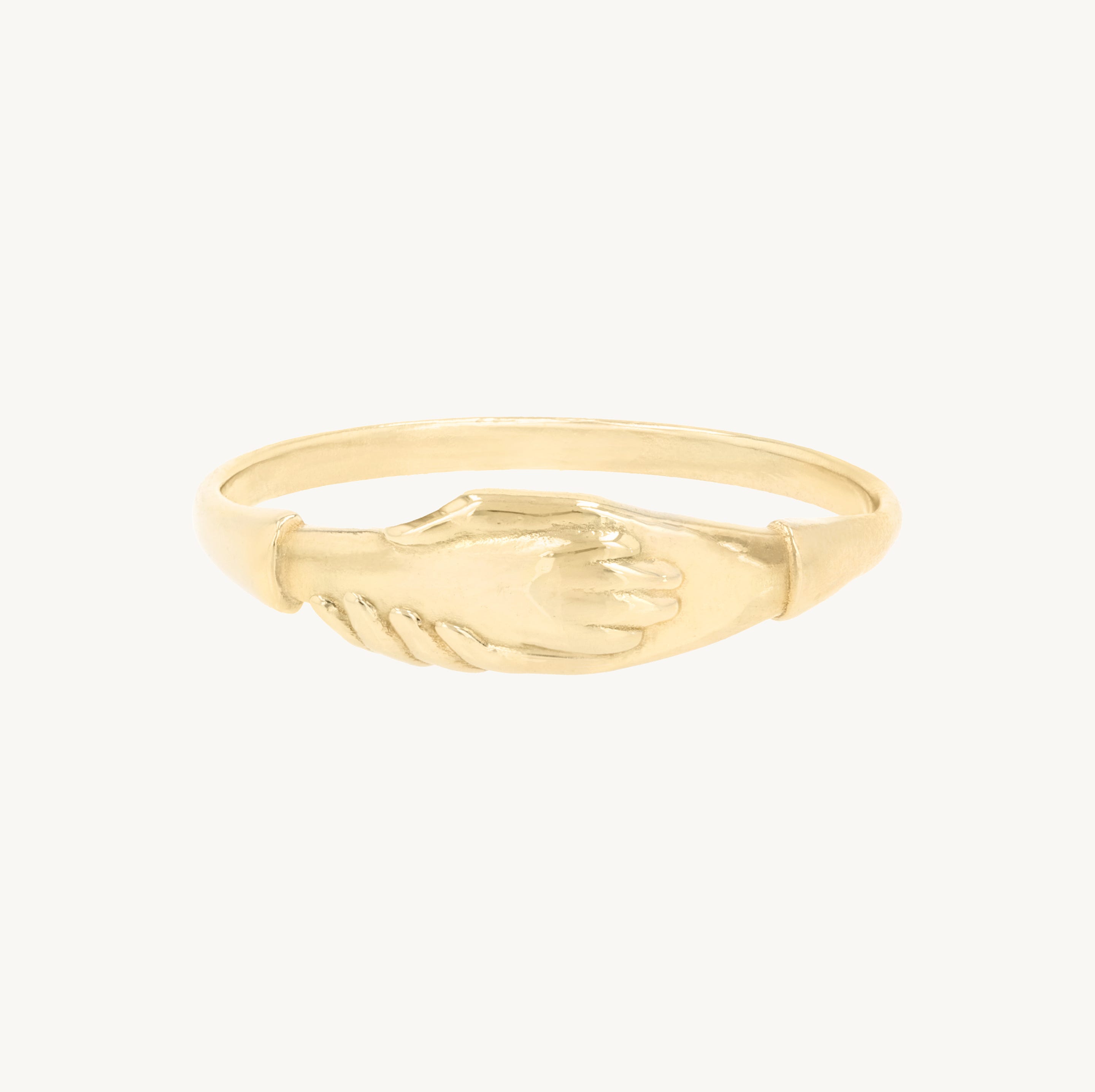 Paw de Deux Gold Ring