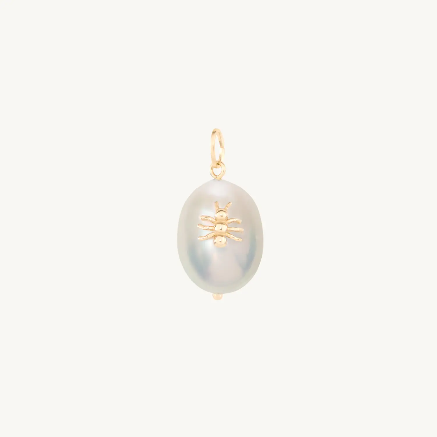 Honey Water Pearl Gold Charm