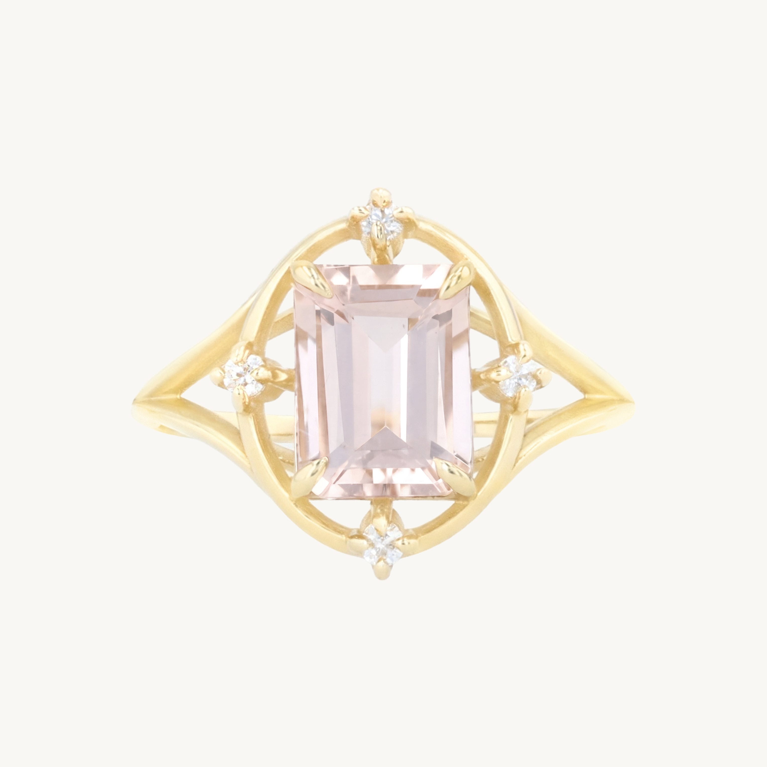 Picture Window Gold Ring