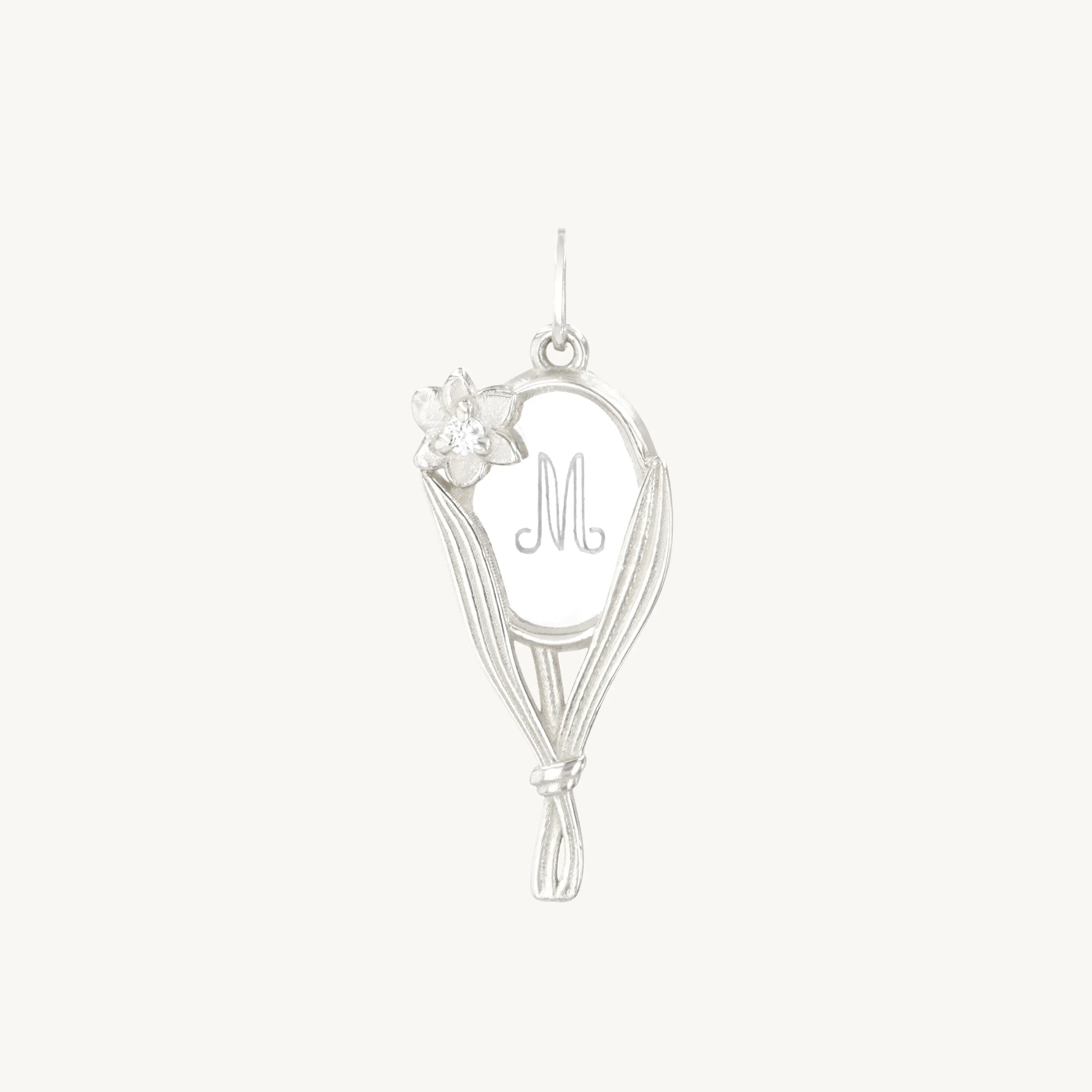 Chained to my Reflection Silver Charm