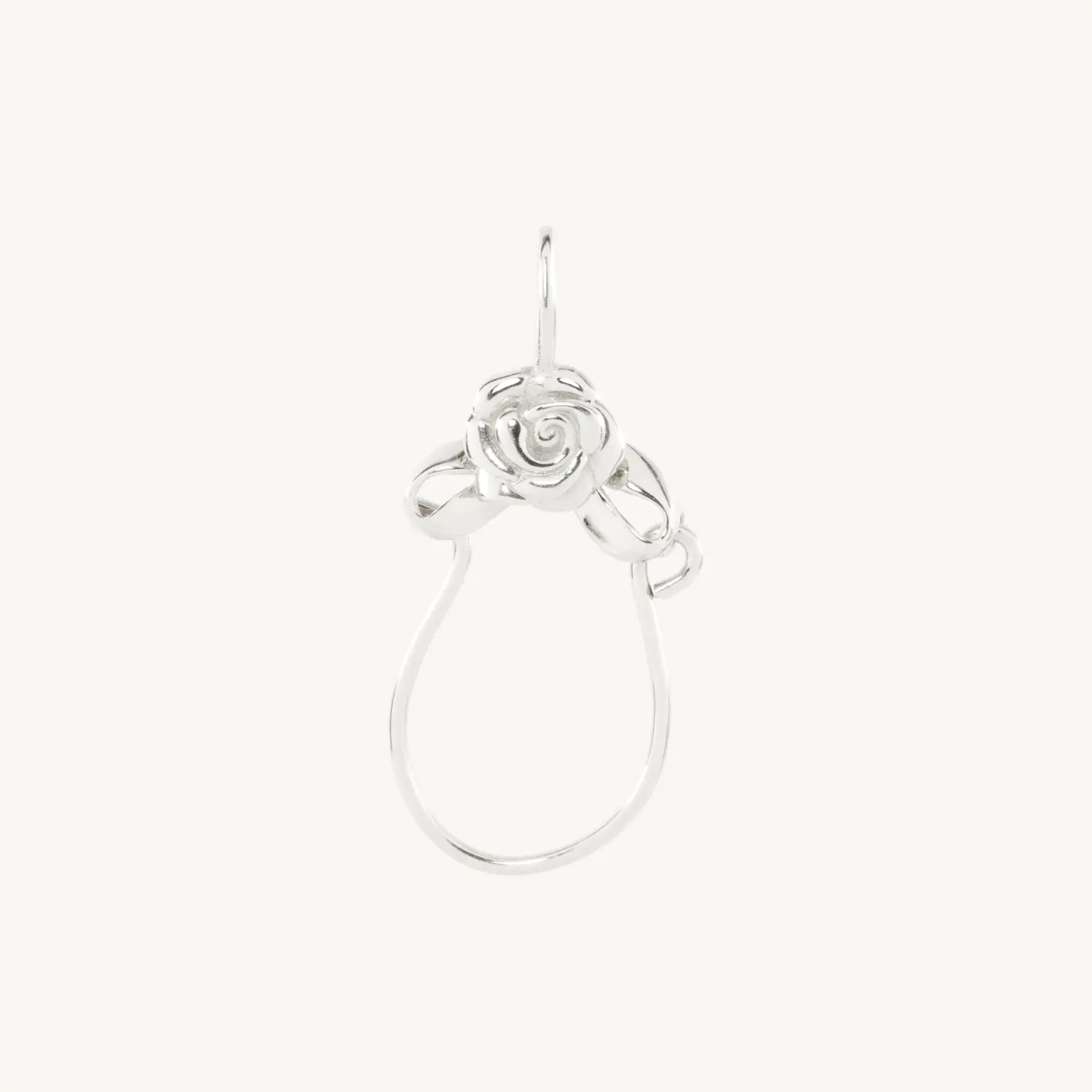 Alternative view of Rosette Silver Charm Holder