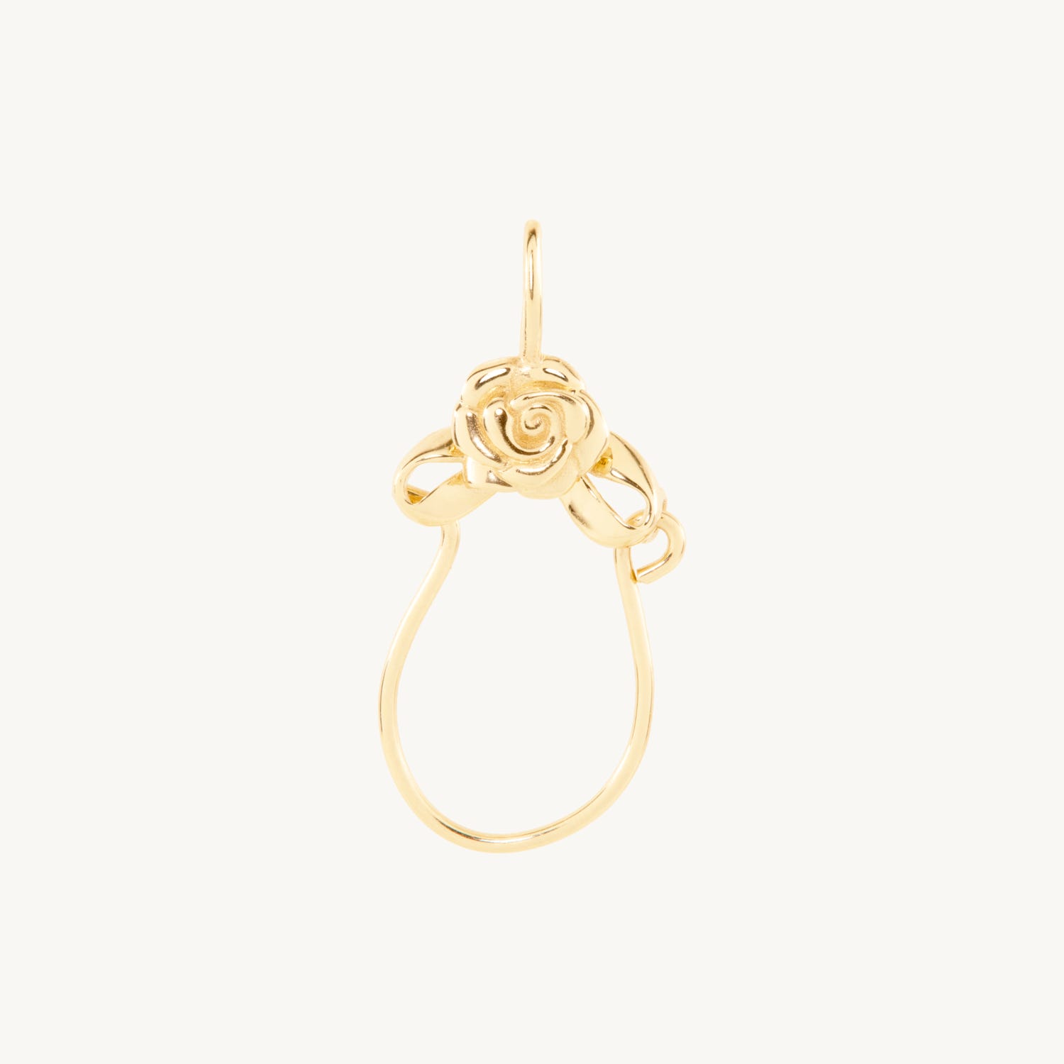 Alternative view of Rosette Gold Charm Holder
