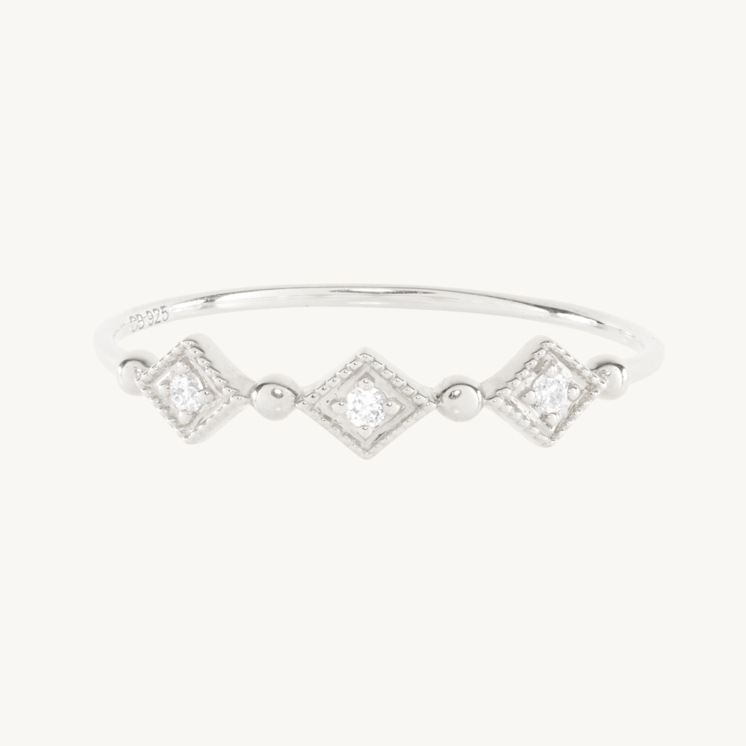 Cuckoo Ballet Diamond Ring, Silver - Image 11