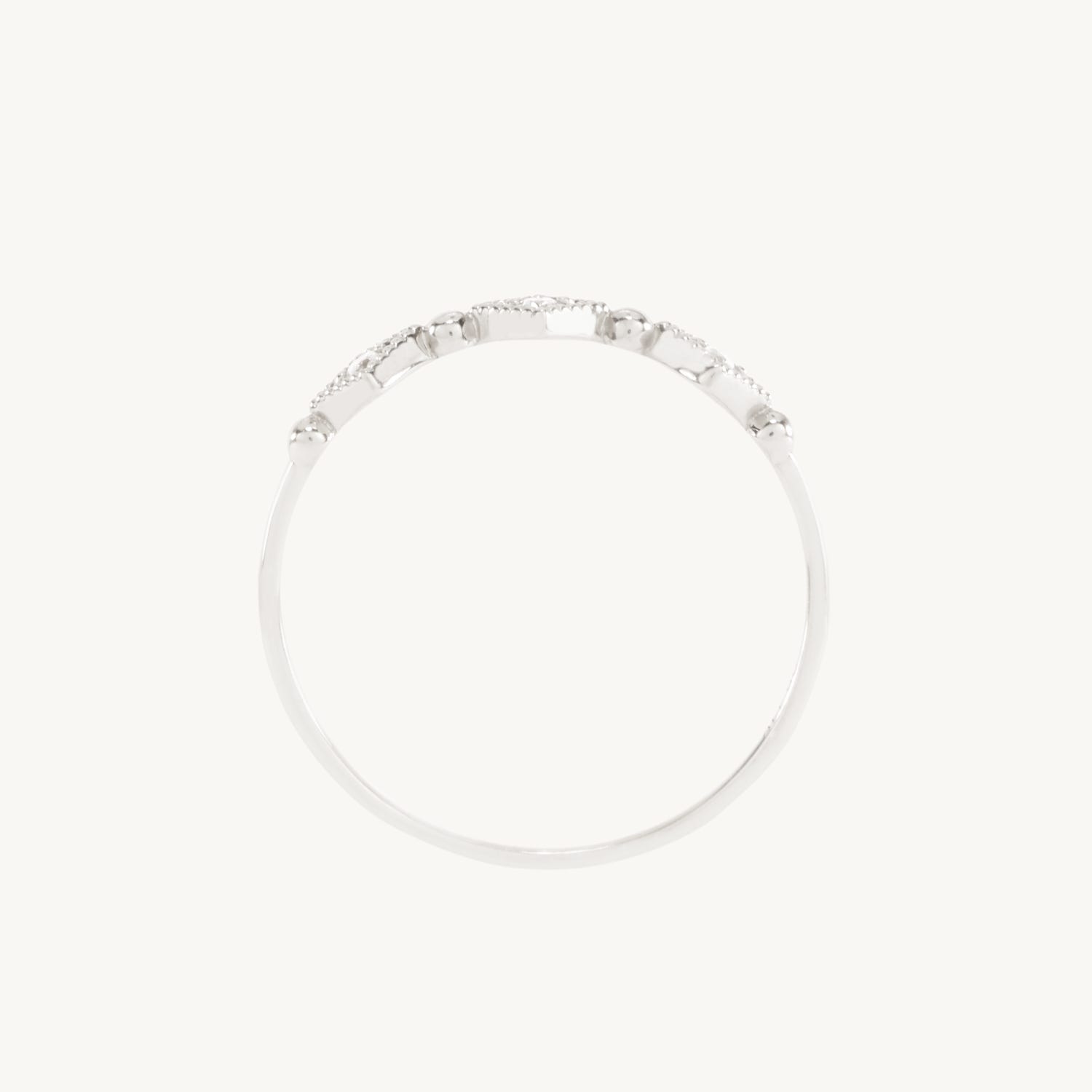 Cuckoo Ballet Diamond Ring, Silver - Image 3
